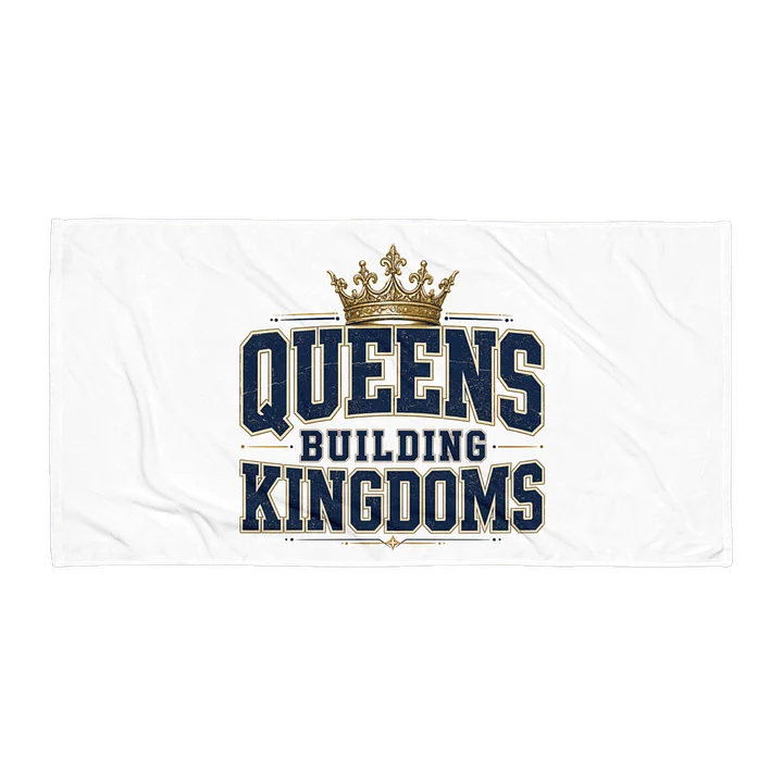 Queens Building Kingdoms Collegiate Beach Towel product image (1)