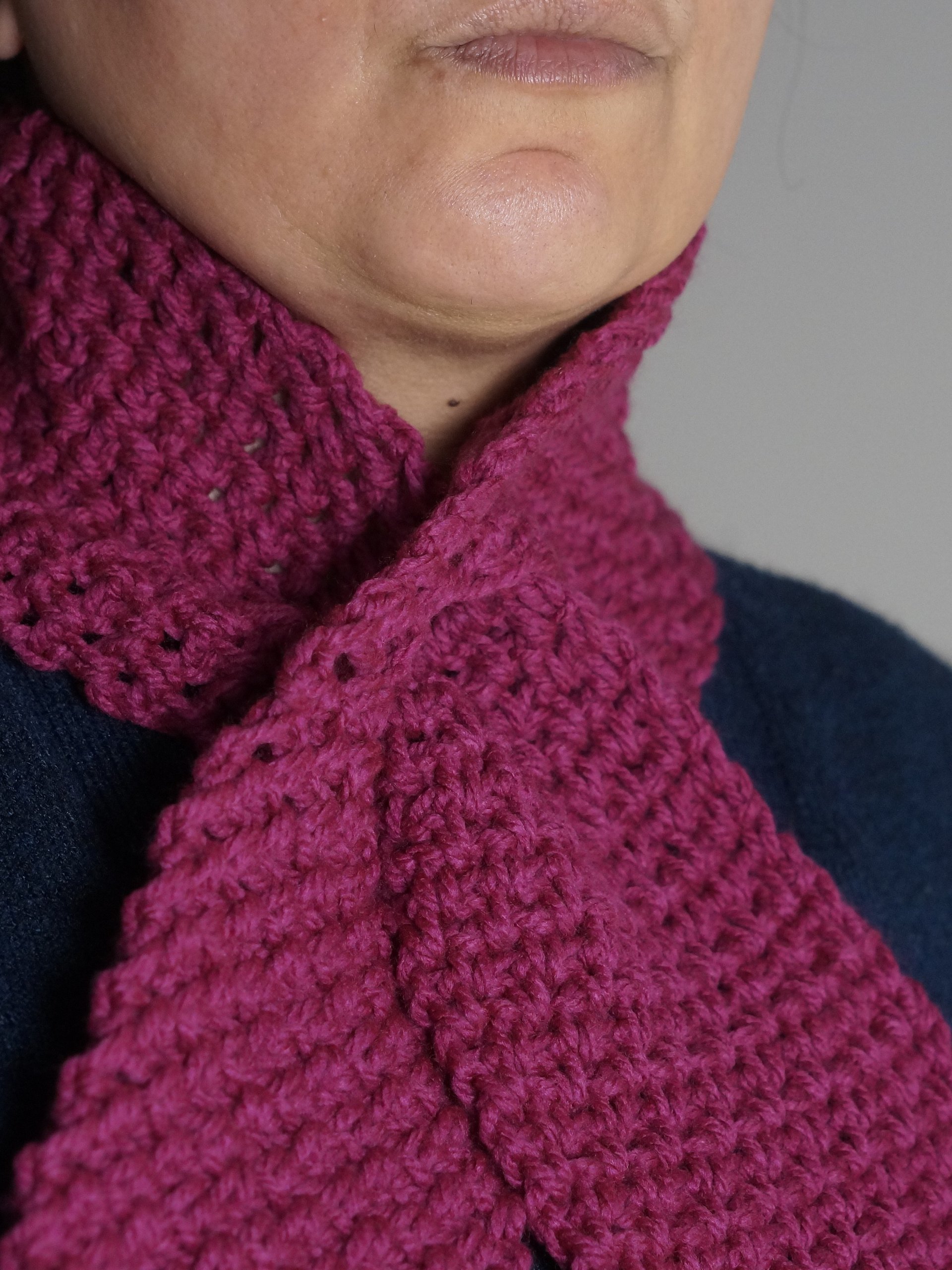 Linen stitch scarf Crochet pattern product image (3)
