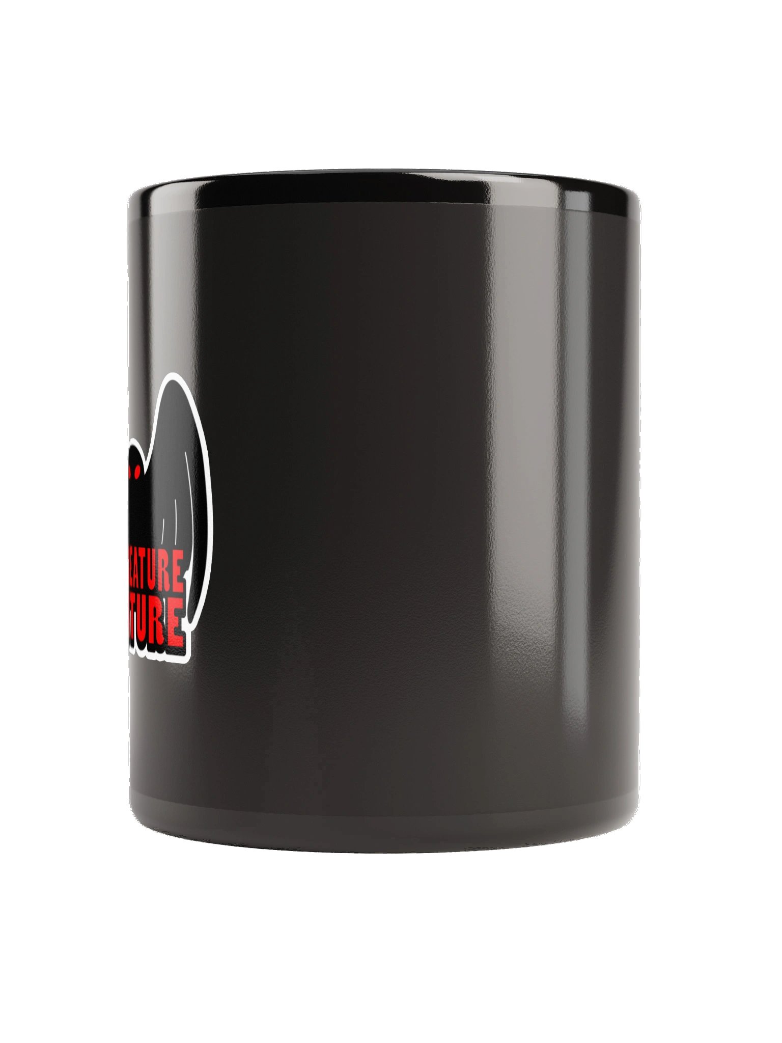 Logo black mug product image (4)