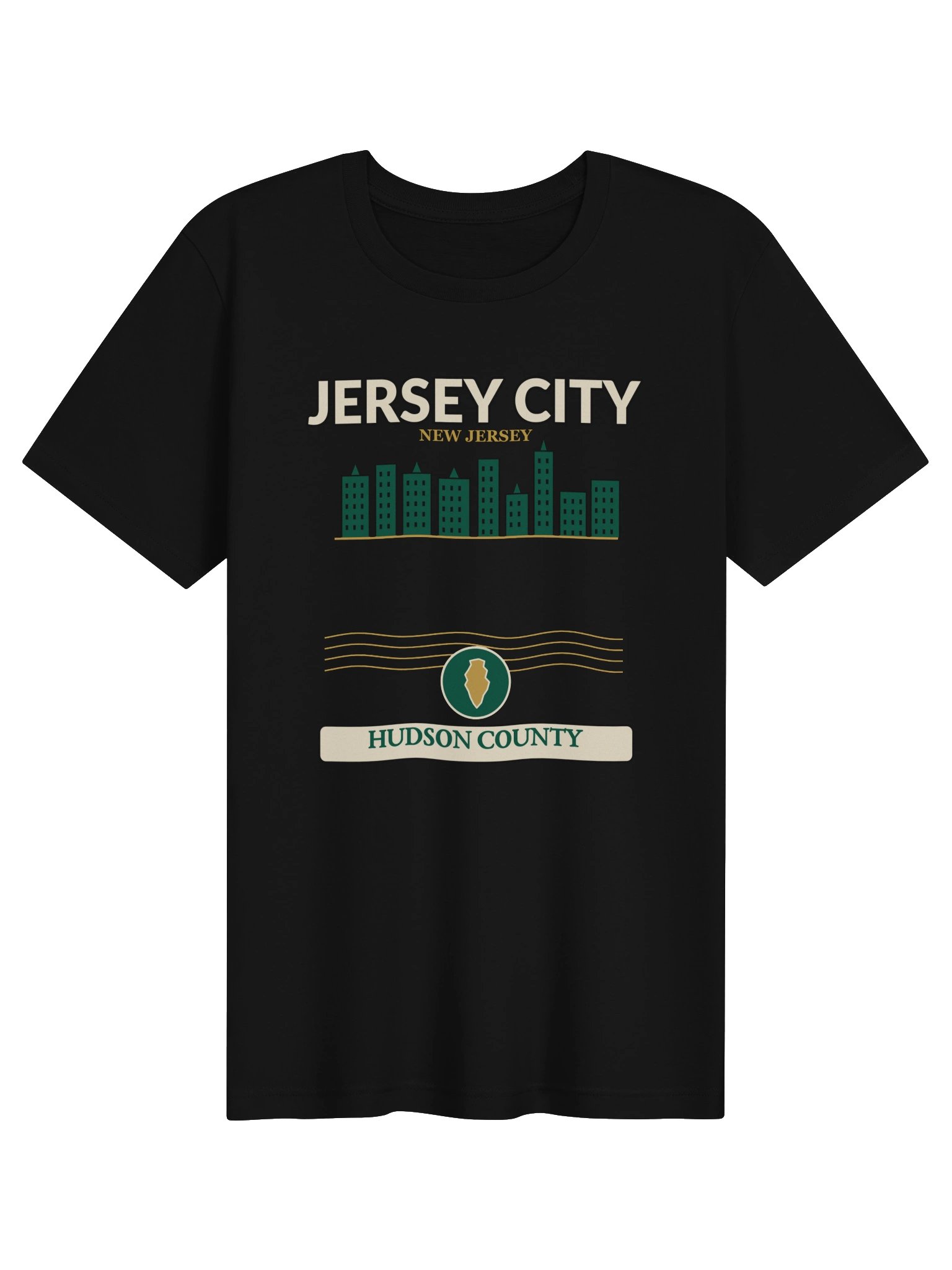 Jersey City New Jersey Skyline T-Shirt product image (1)