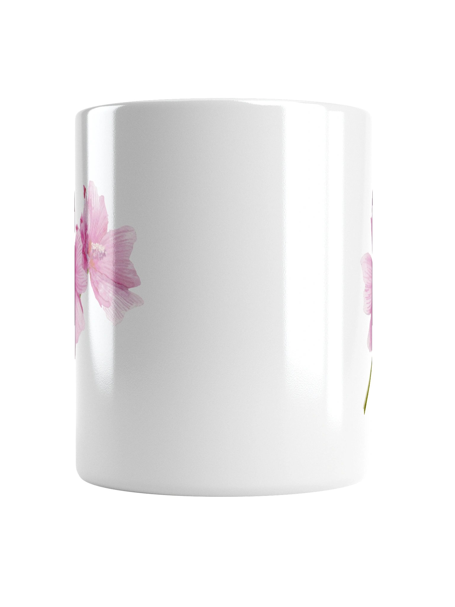 Floral Elegance White Glossy Mug product image (5)