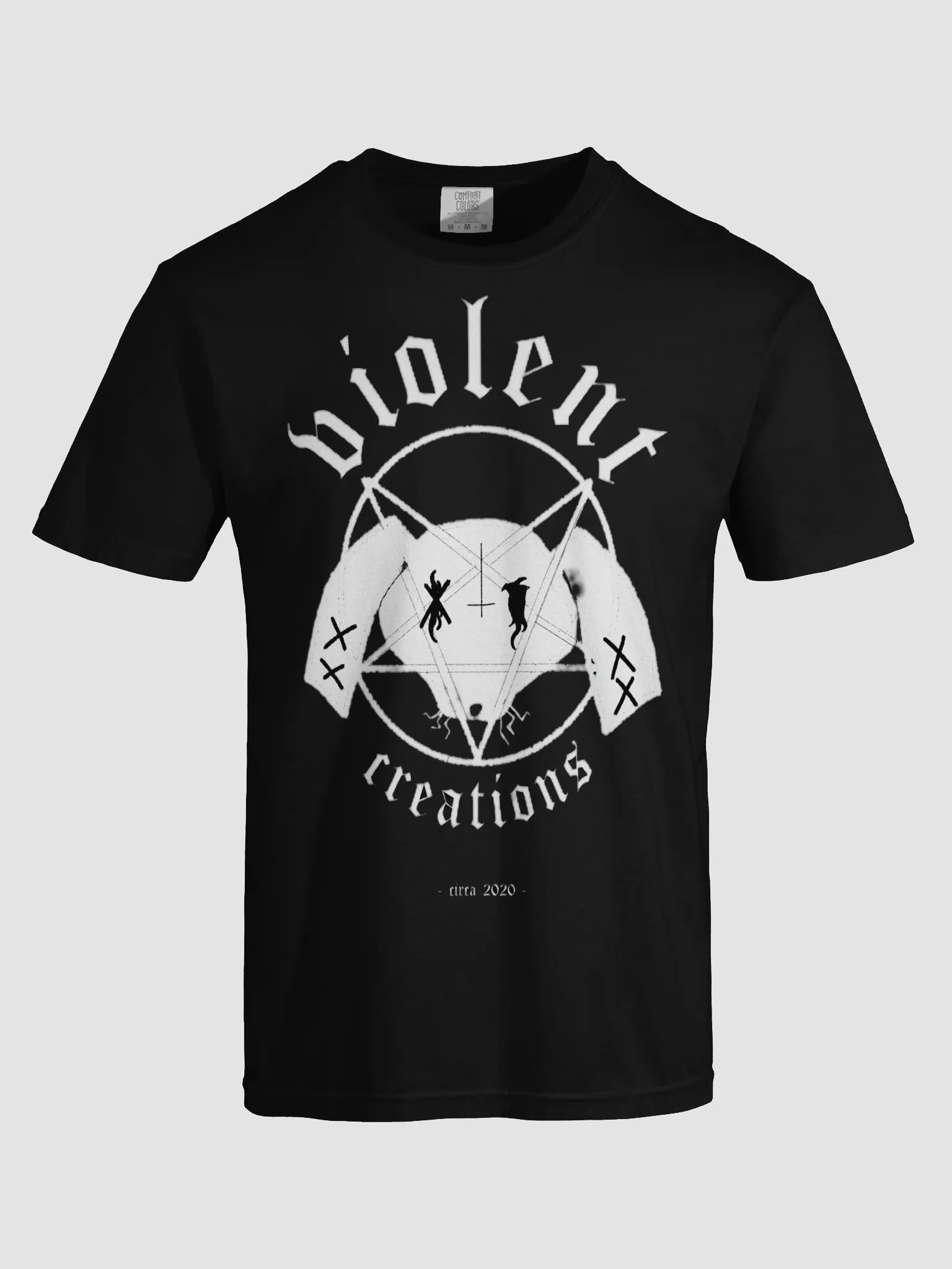 Black Metal Bunny Logo Tee product image (5)