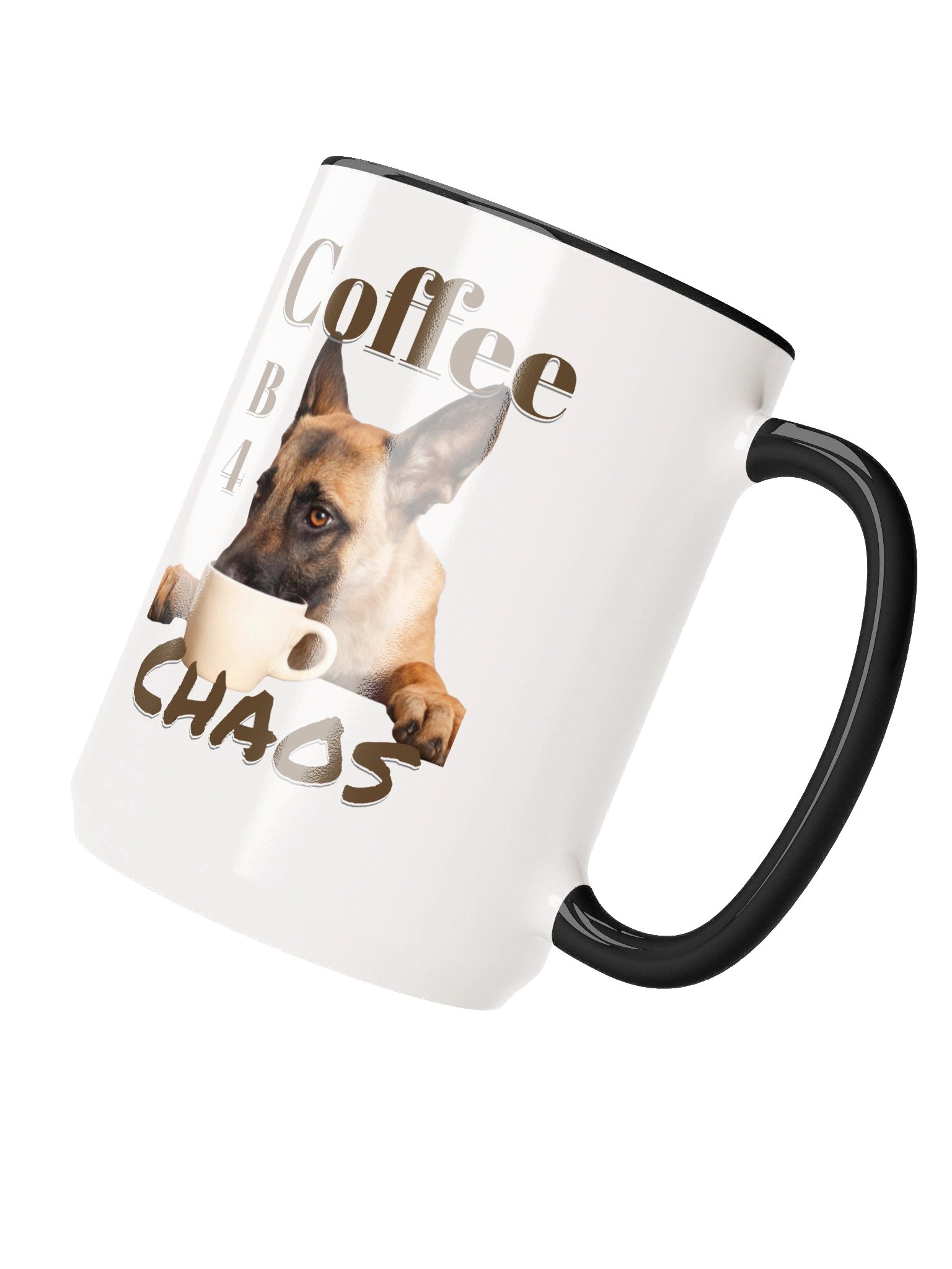 Coffee Before Chaos - Two Toned Coffee Mug product image (3)