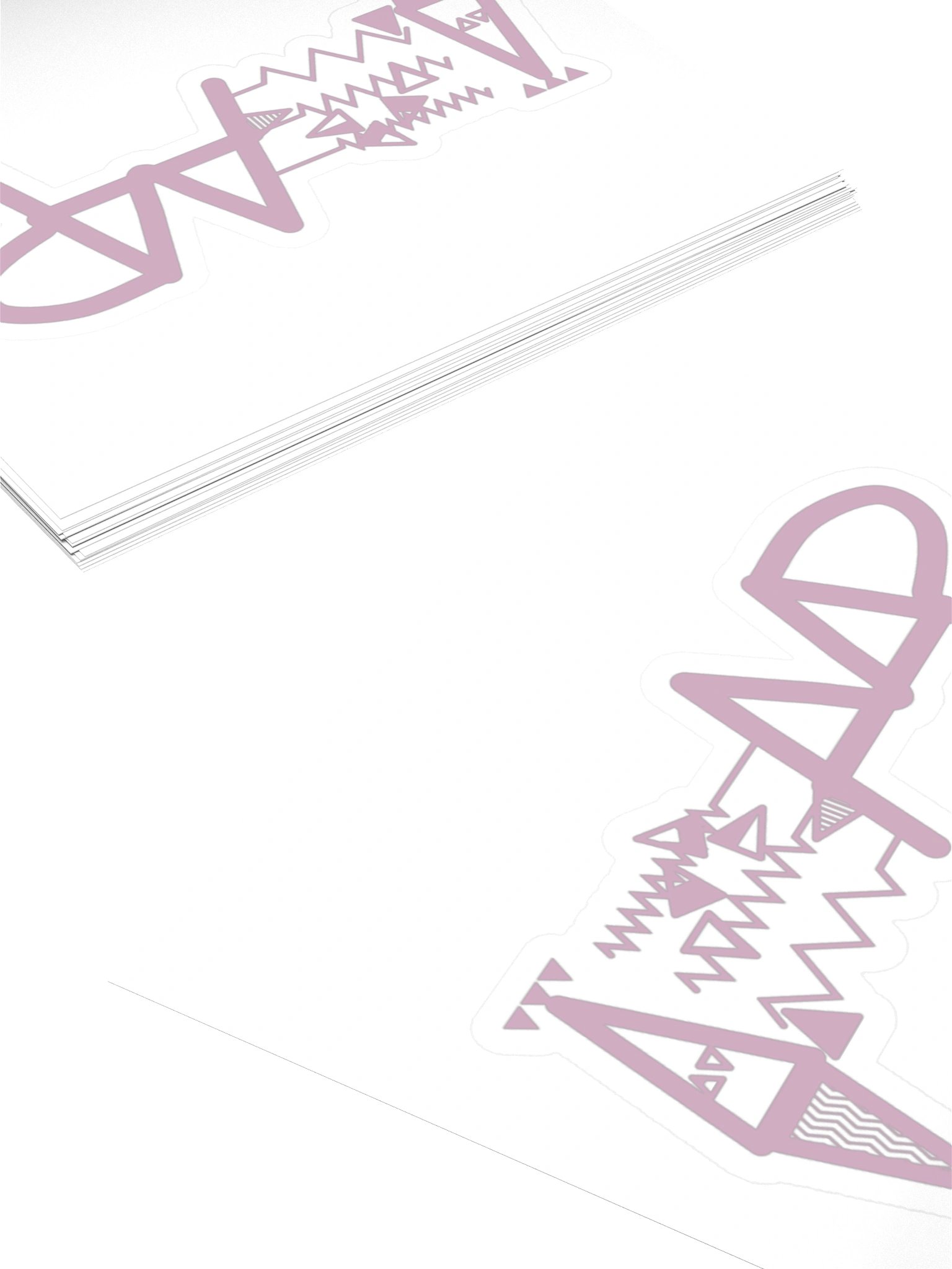 Triad Clef Pink — Transfer Sticker product image (4)