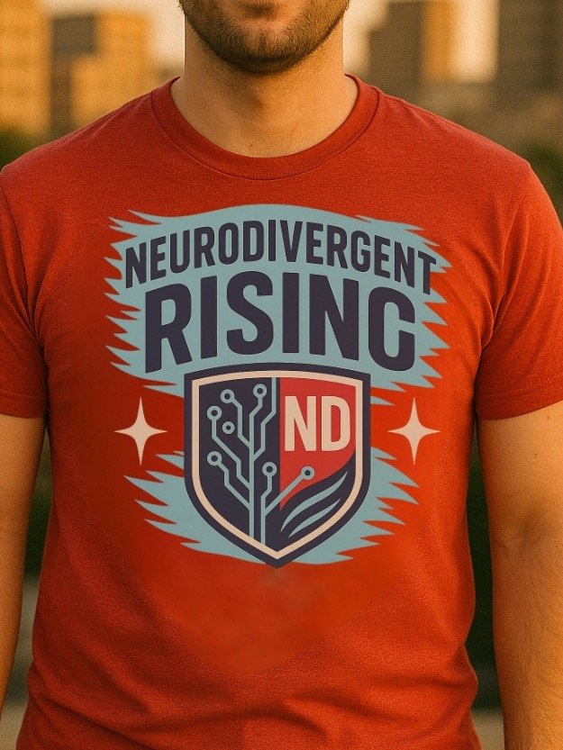Neurodivergent Rising ND T-shirt product image (2)