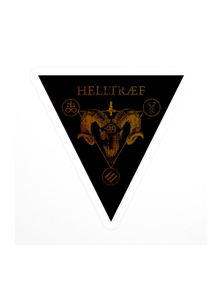 Helltraef Main Logo Triangle Sticker product image (1)