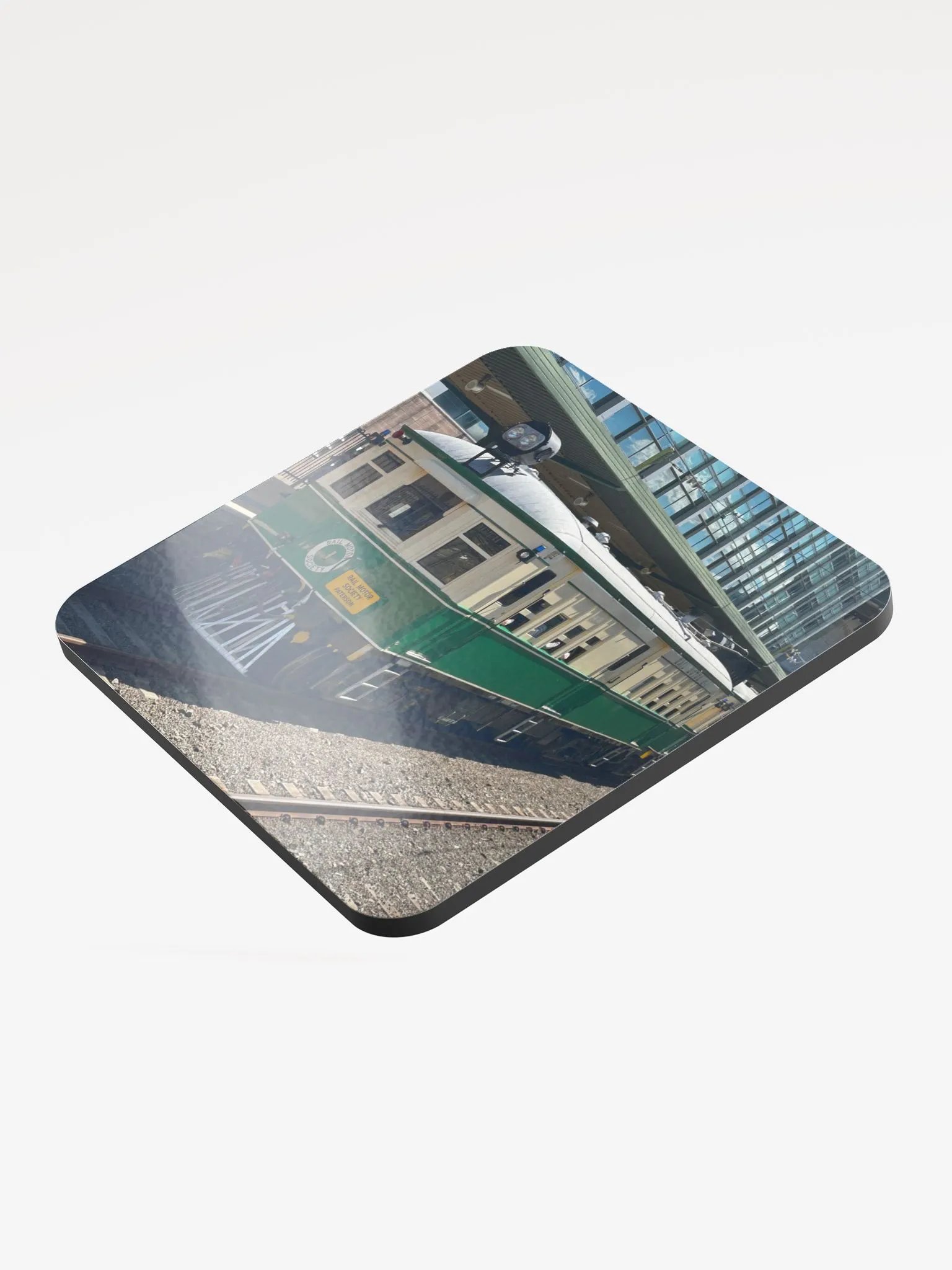 CPH Railmotr Glossed Cork Coaster product image (3)