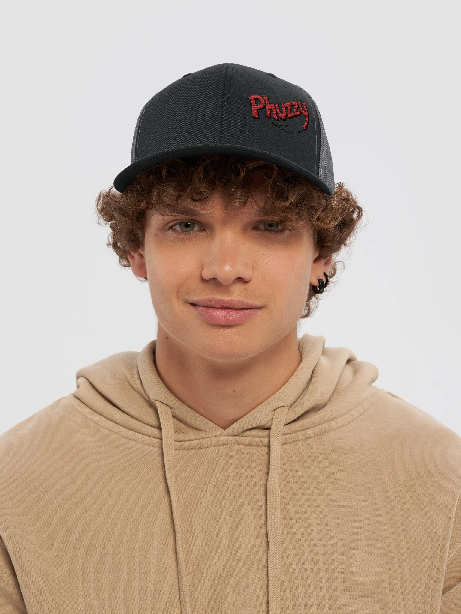 Phuzzy Bold Red Trucker Hat product image (25)
