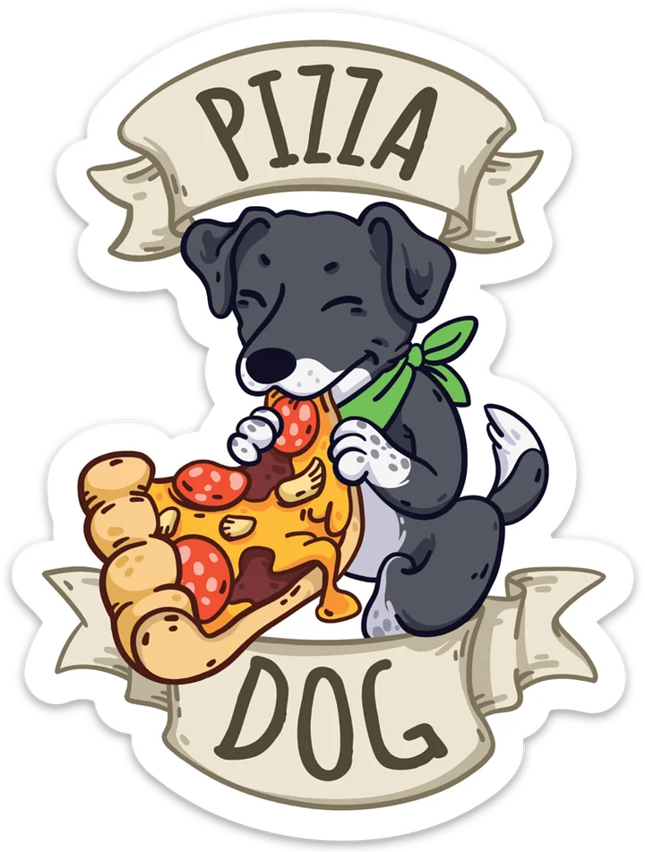 Pizza Dog Sticker Pack product image (1)