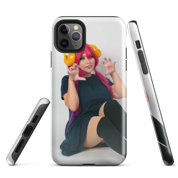 Miss Kobayashi’s Dragon Maid – Ilulu Cosplay iPhone Case (Playful Roar) featuring JuicyJinxs product image (1)