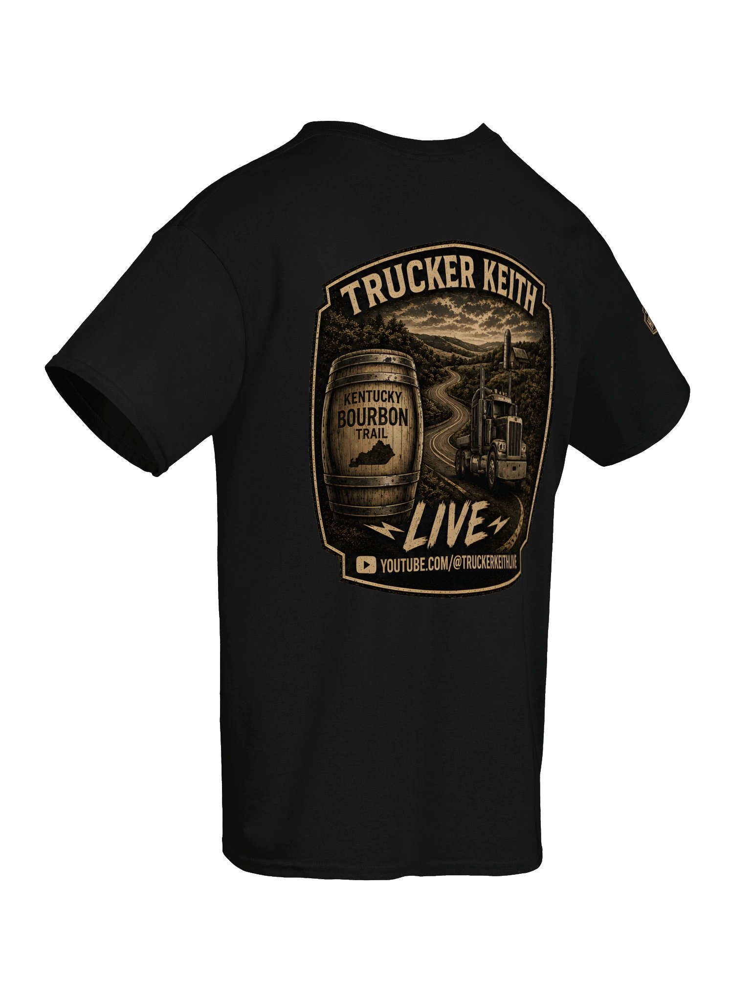 Trucker Keith Live Trucker Emblem Tee product image (8)
