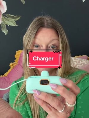 This mini charger comes in SIX colors!  #softchaos #portablecharger #travelmusthaves #musthaves #powerbank 