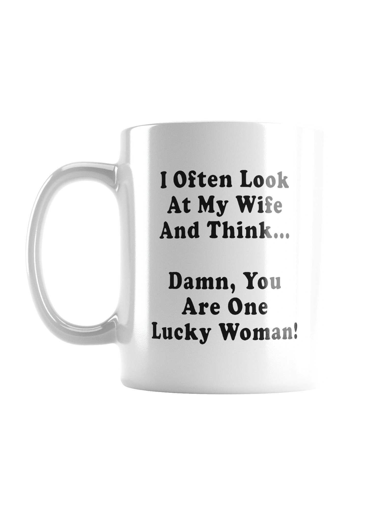 Funny Husband Lucky Wife Mug product image (2)
