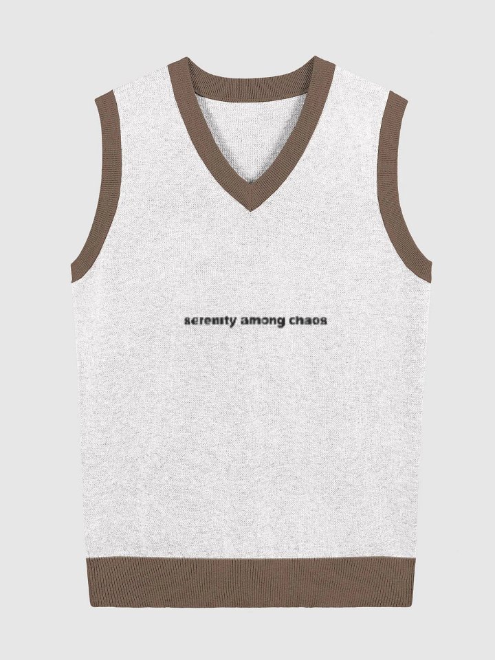 Serenity Among Chaos V-Neck Vest product image (1)