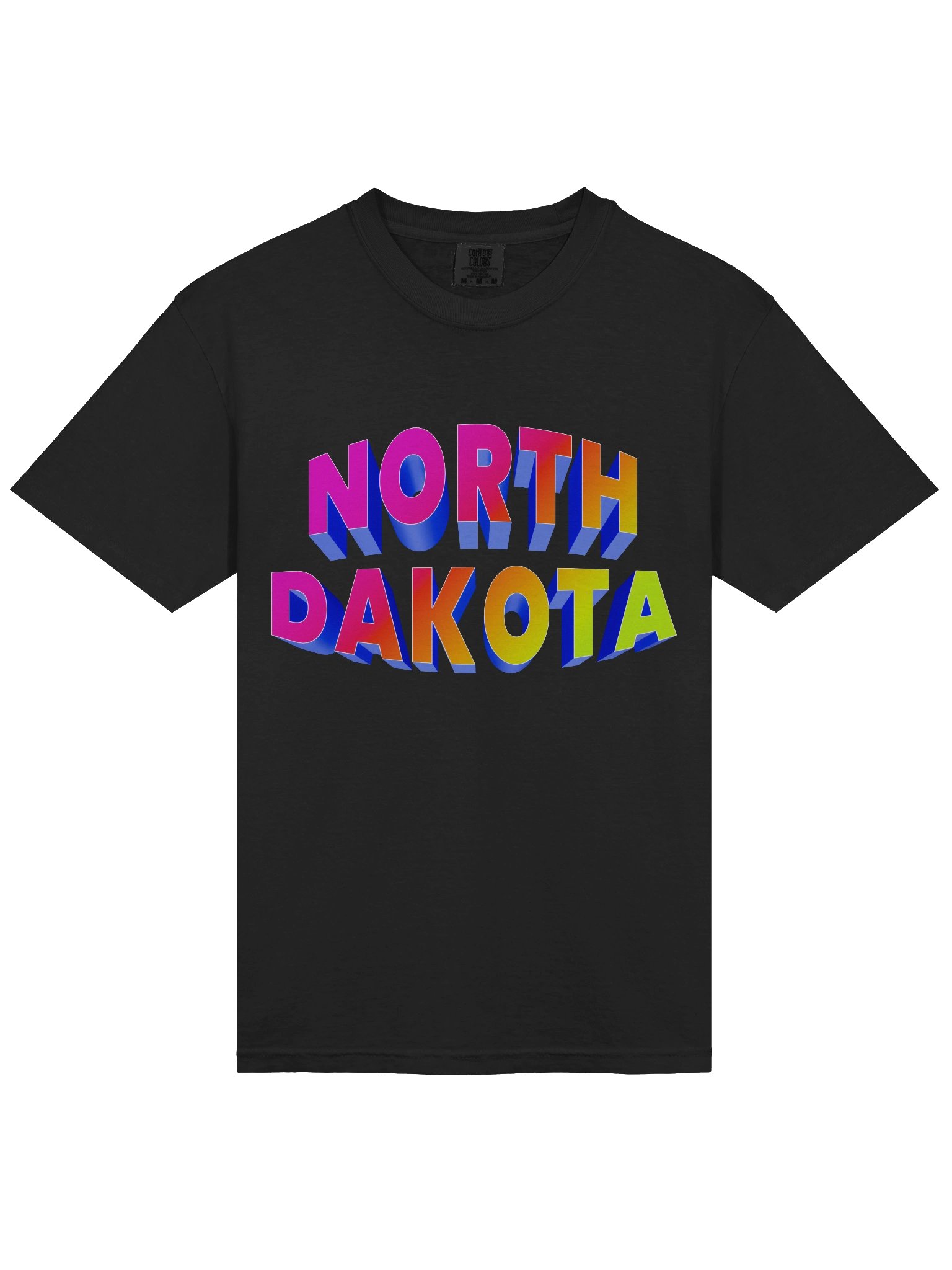NORTH DAKOTA 3D Gradient Pop Tee product image (3)