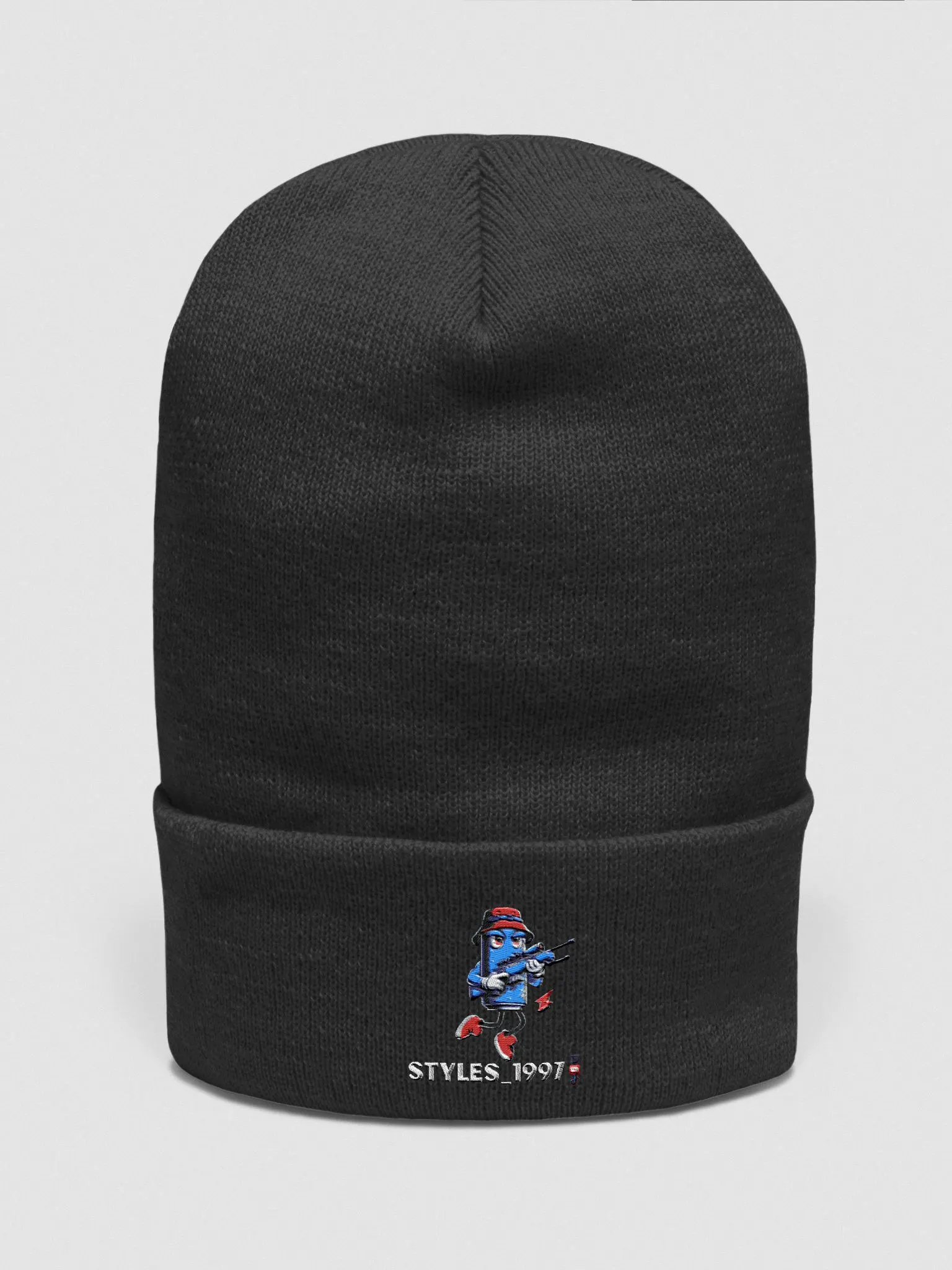 Styles Beanie in black product image (1)