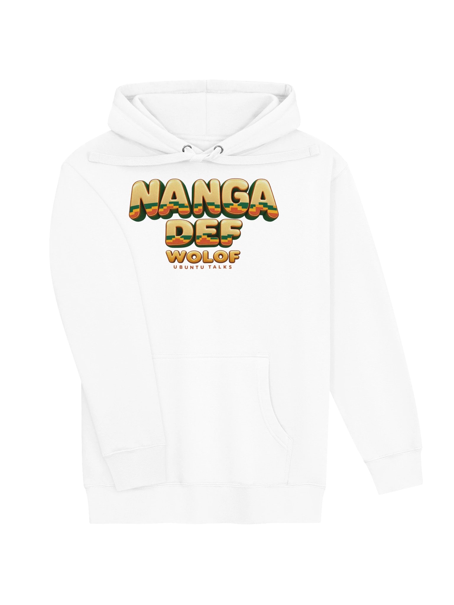 Ubuntu Talks Heritage — NA NGA DEF | Wolof Premium Hoodie product image (5)