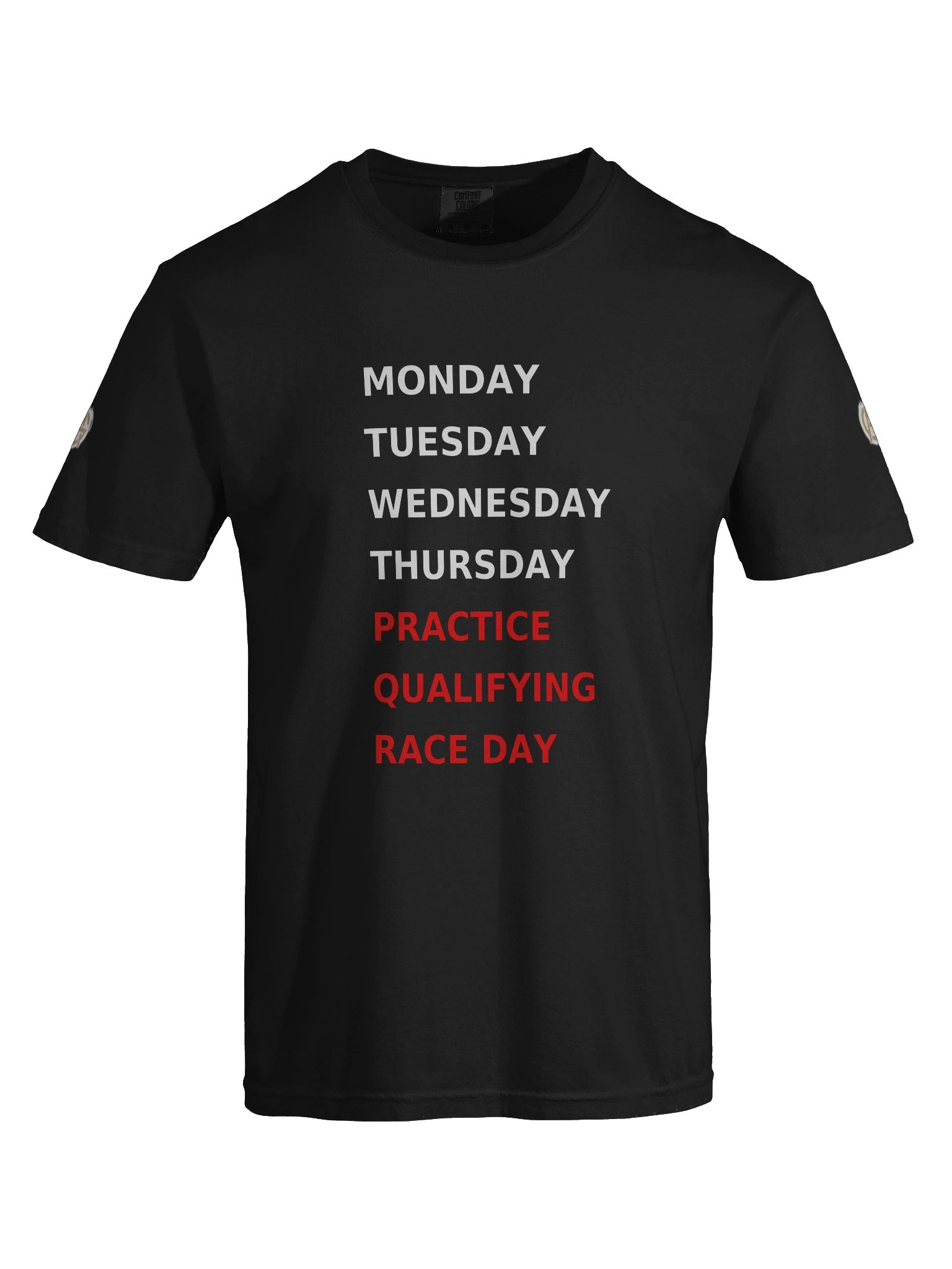 A Racers Weekly Schedule Heavyweight Shirt product image (27)