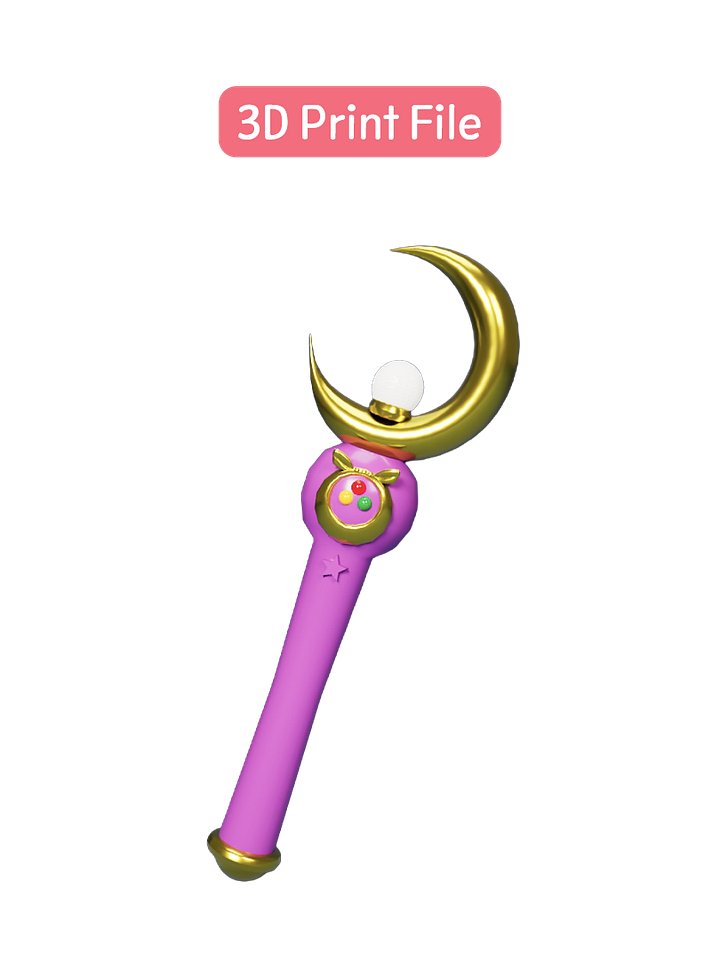 [3d print file] Sailor Moon Wand product image (1)