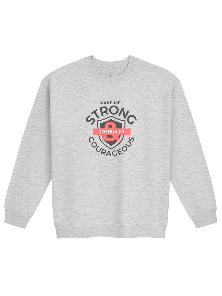 Make Me Strong & Courageous — Light Classic Crewneck Sweatshirt product image (4)