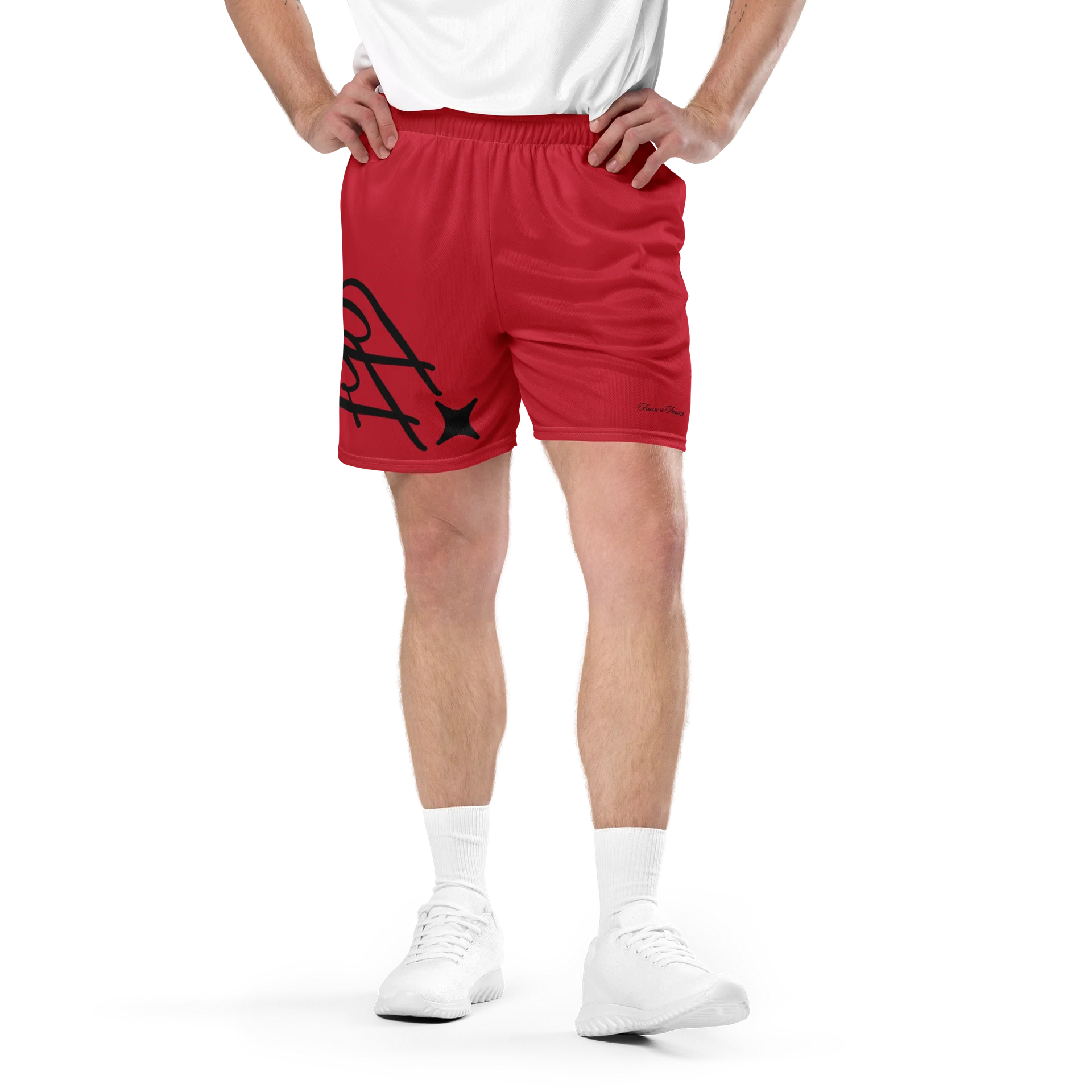 F&F Mesh Shorts (RED) product image (1)