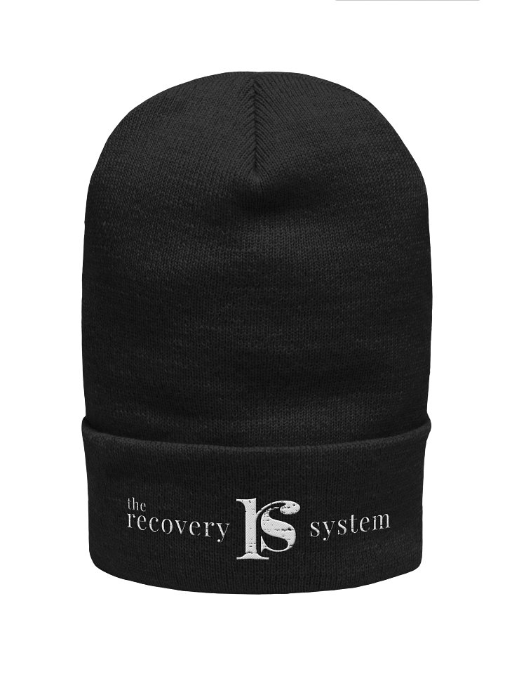 TRS Black Beanie - Embroidered product image (1)