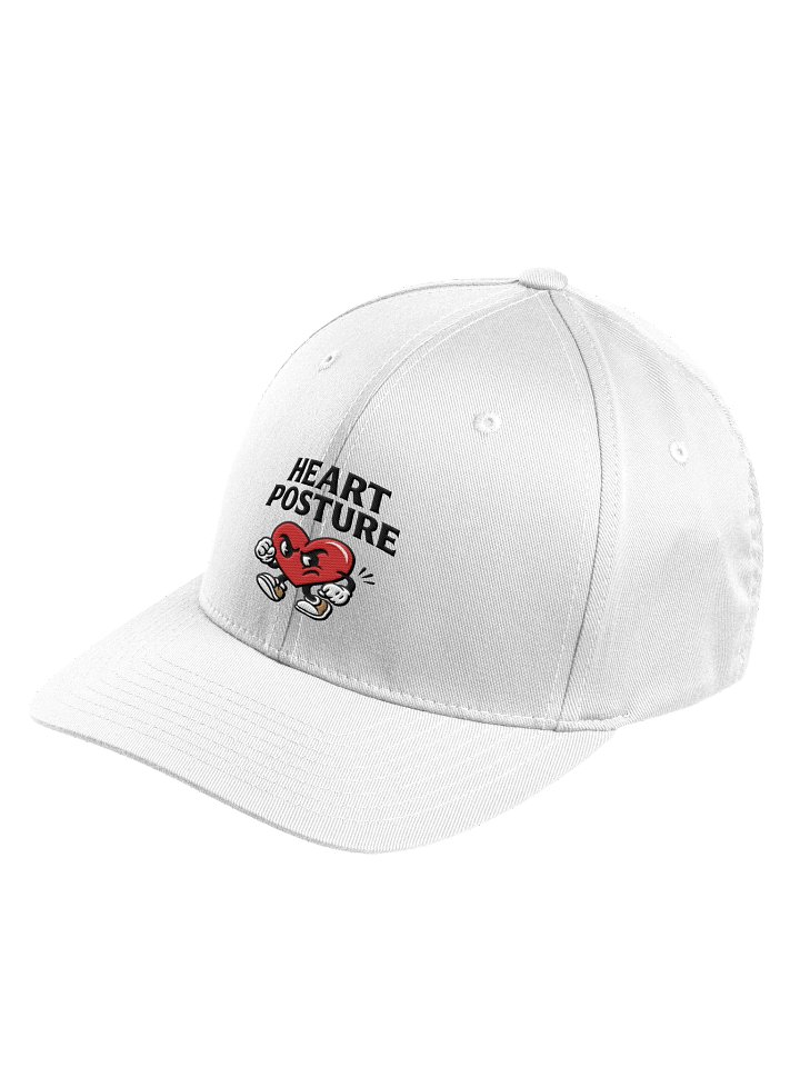 HEART POSTURE STITCH FITTED CAP product image (3)
