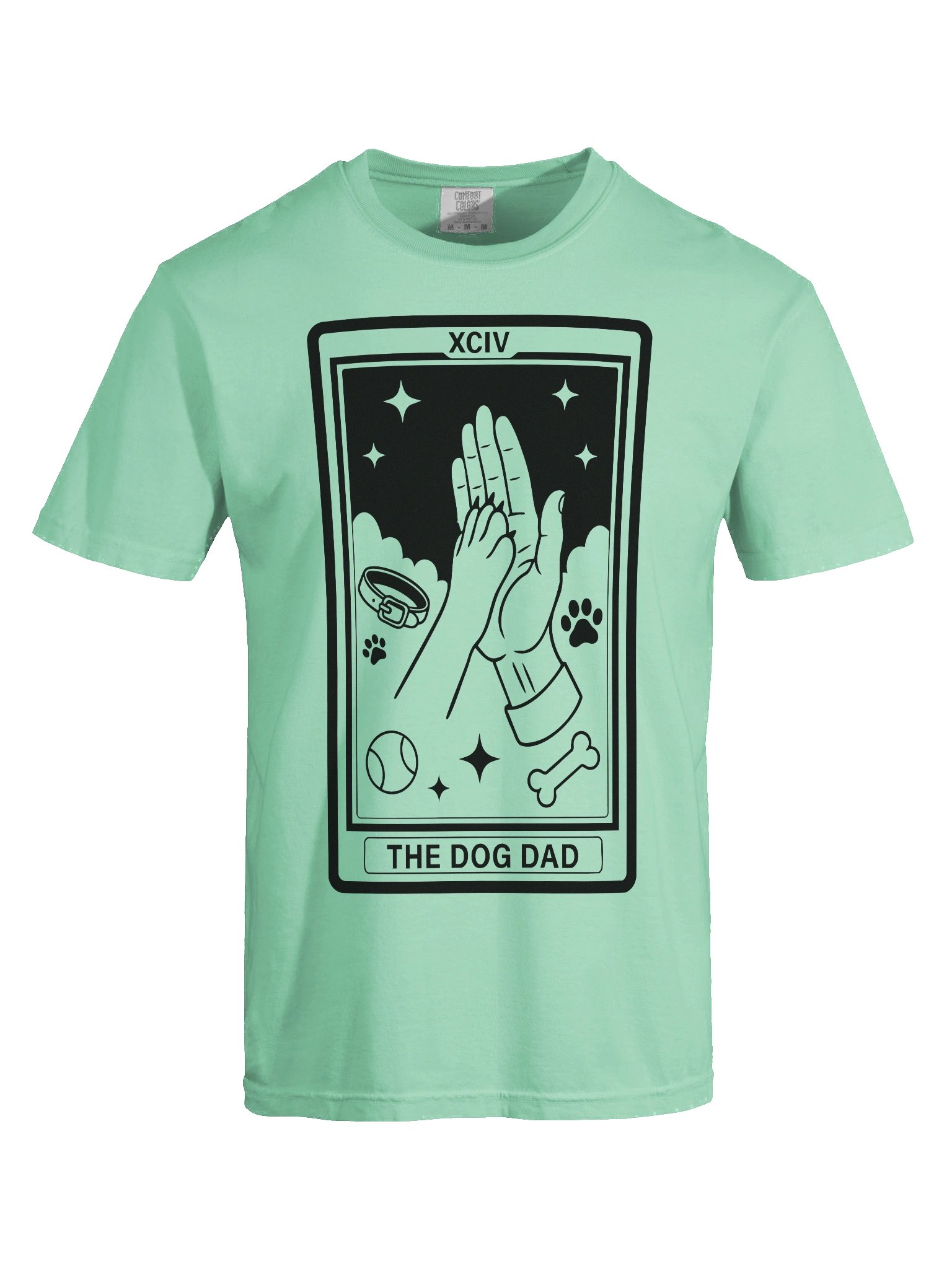 🔮 “The Dog Dad Tarot Tee [Black Print]” product image (39)