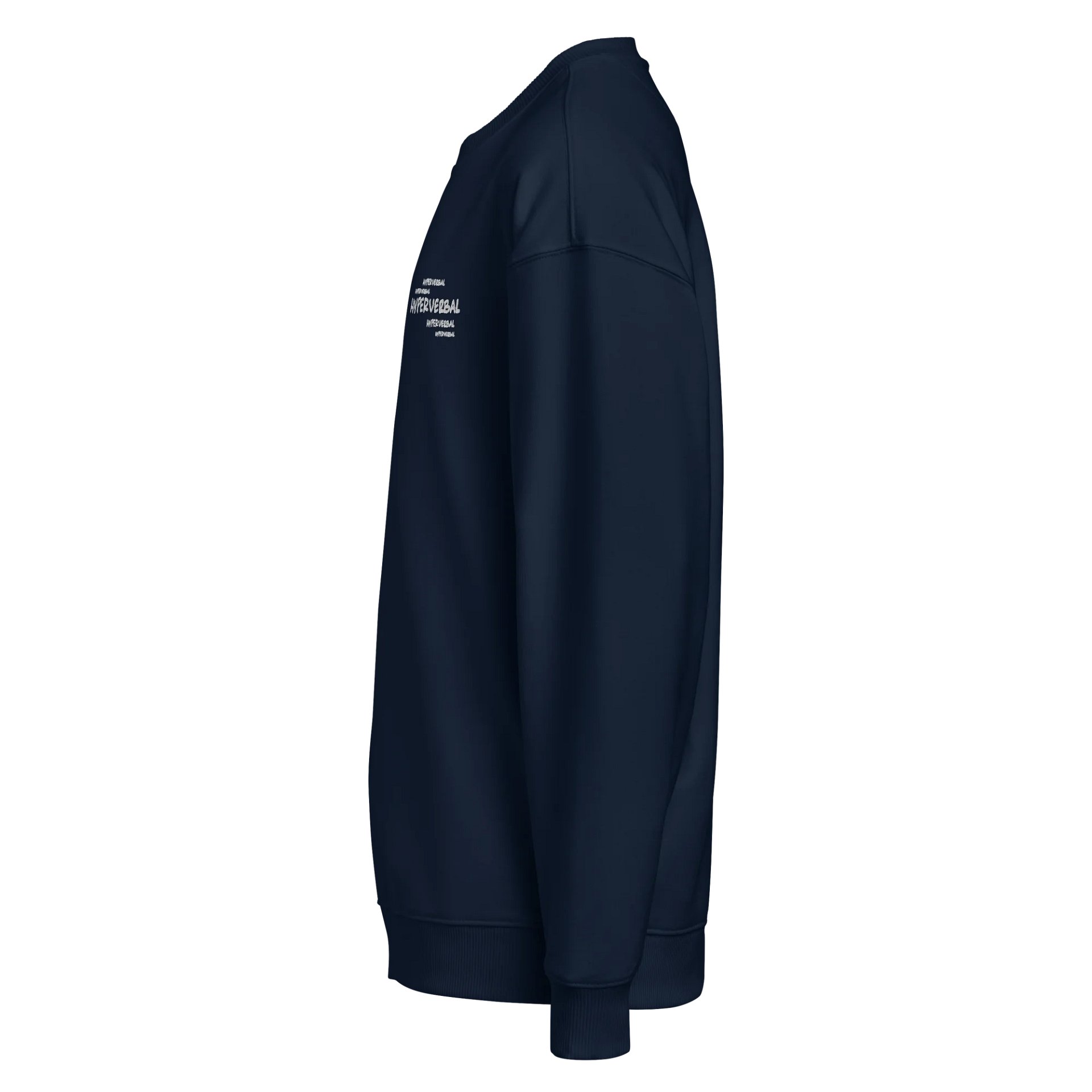 HYPERVERBAL handwritten bubble, eco oversized crewneck product image (3)