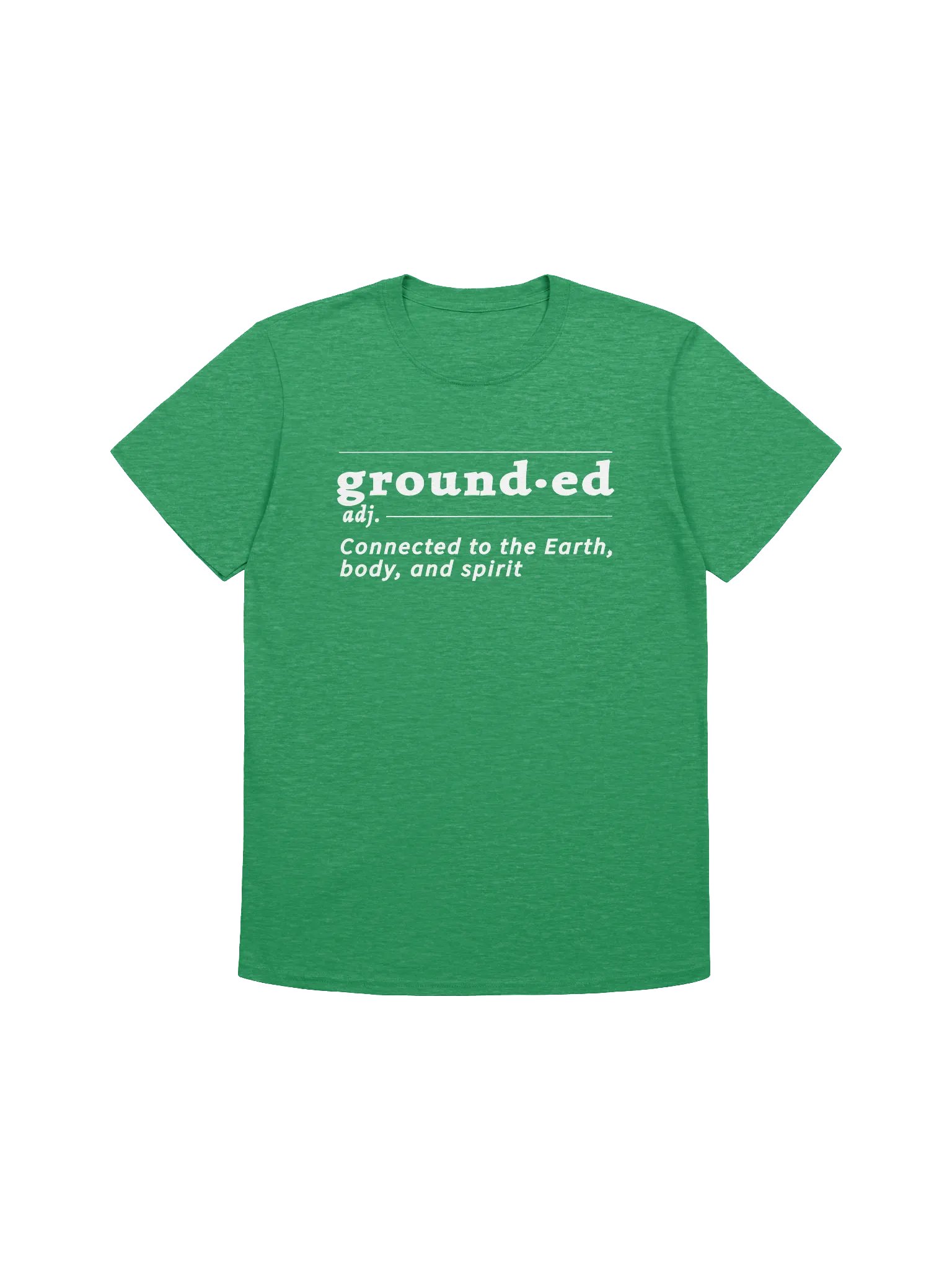 Grounded Definition Unisex Tee wht product image (1)