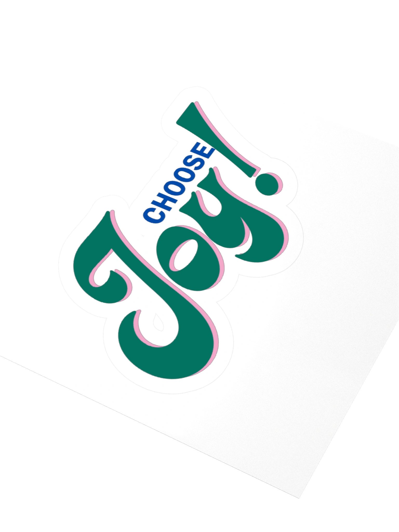 Choose Joy! Colorful Kiss Cut Sticker product image (6)