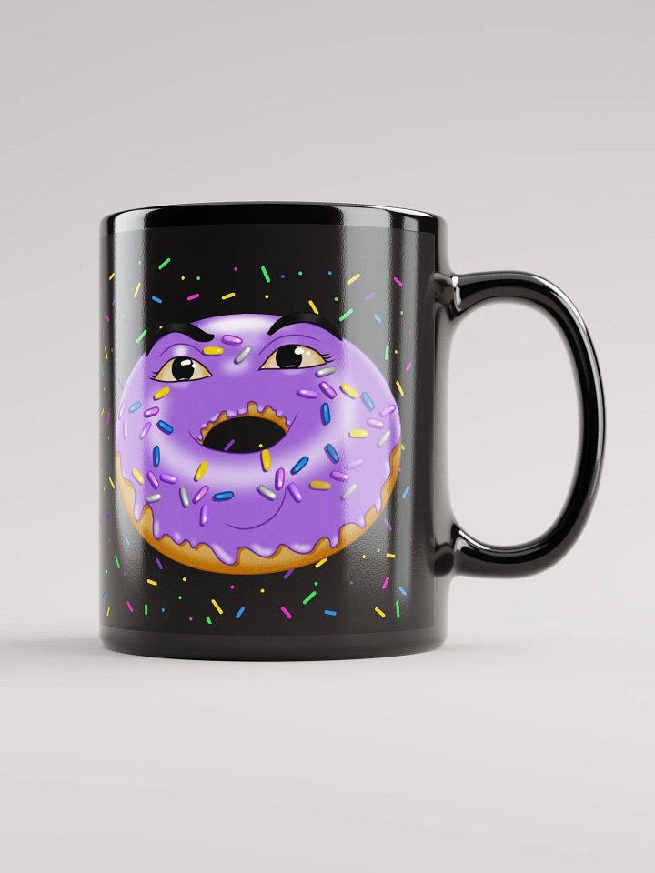 I'm A Donut Black Mug product image (2)