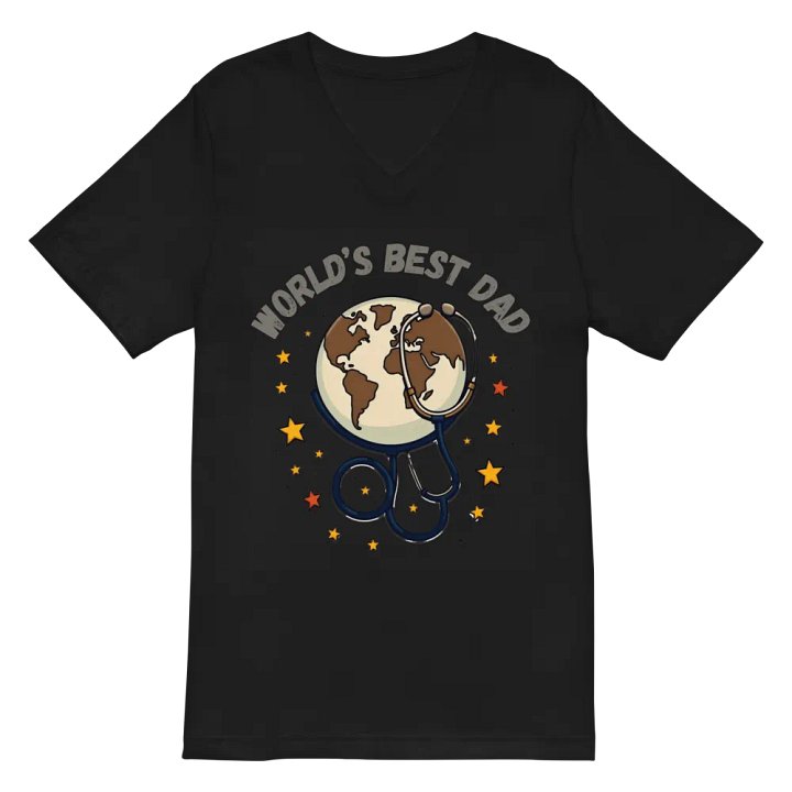 Globetrotting Dad V-Neck Tee product image (3)