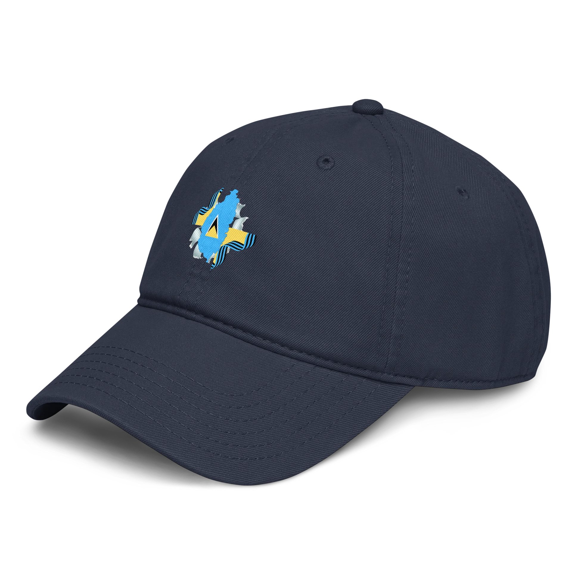 St. Lucia Flag Island Baseball Cap product image (27)