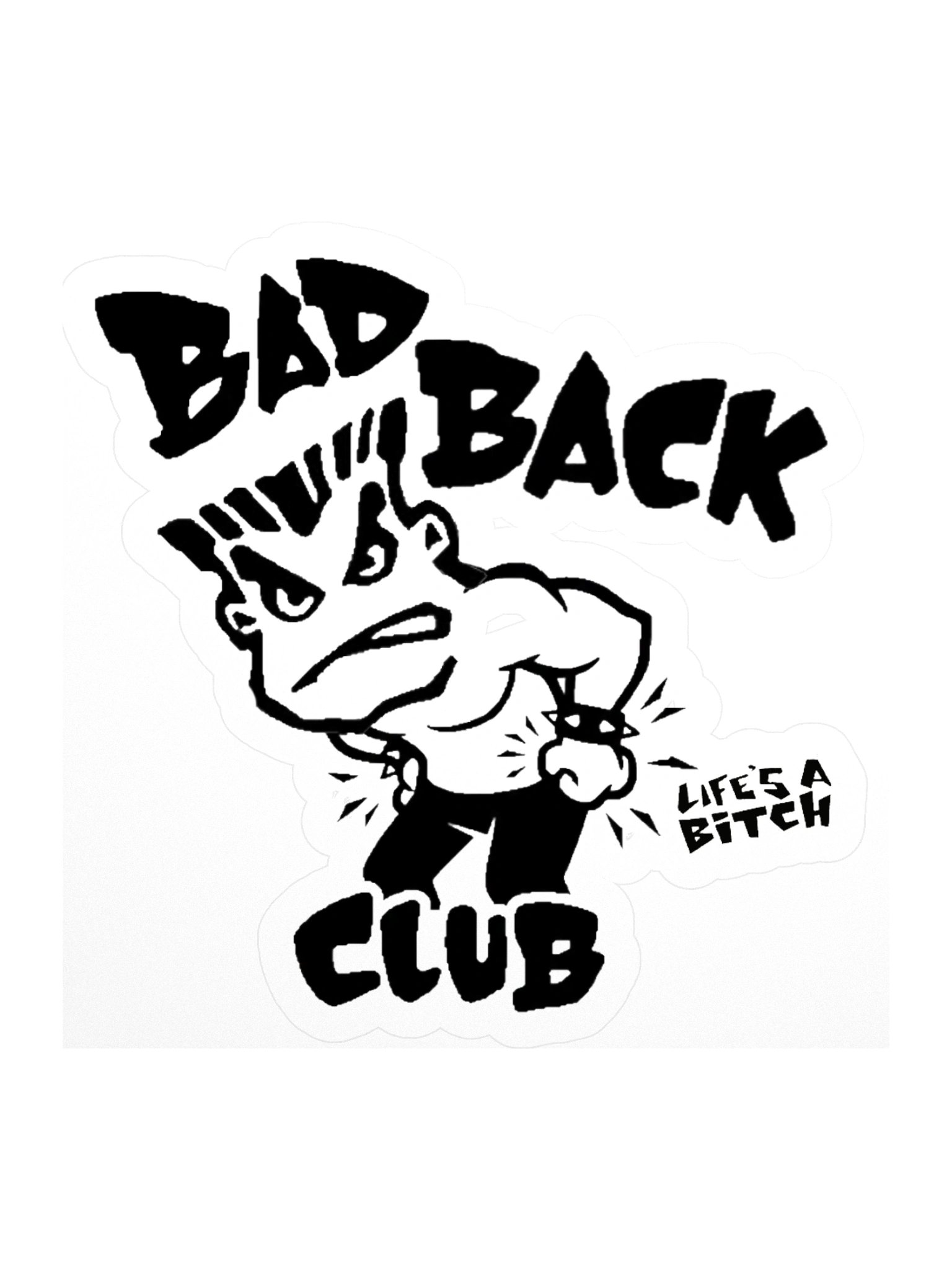 Bad Back Club Stickers product image (1)