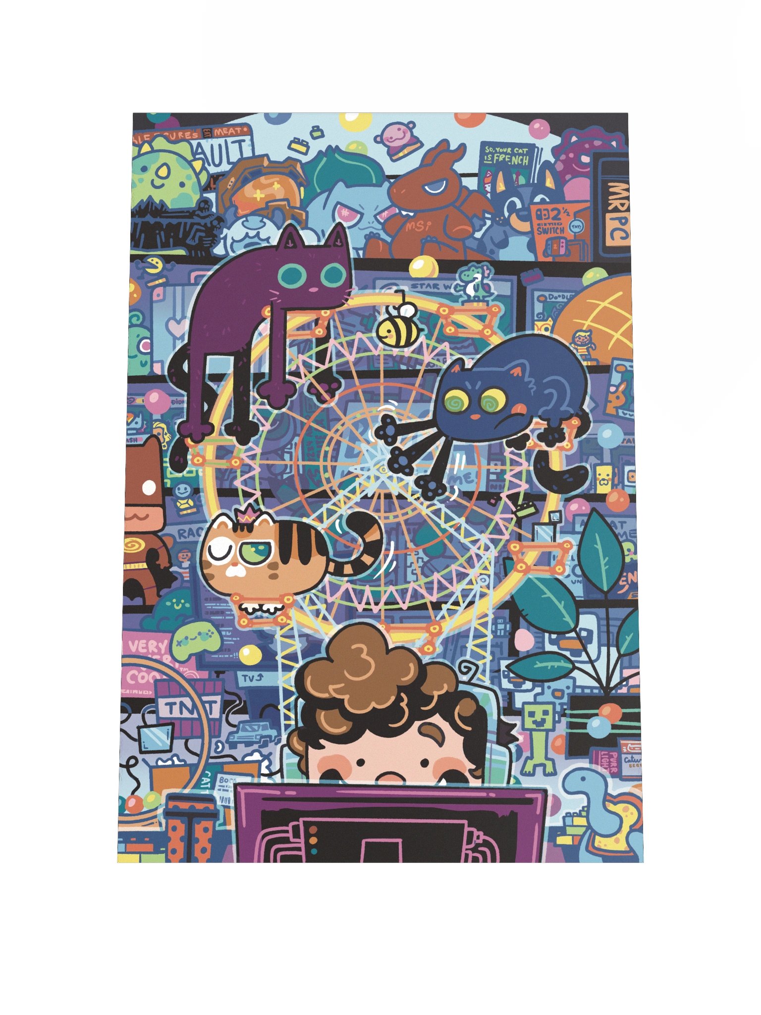 Crazy Cats Poster product image (1)