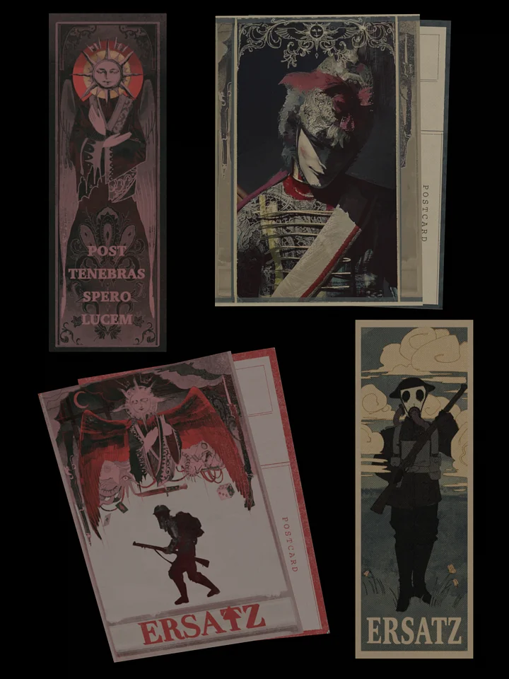 ERSATZ Bookmarks & Postcards product image (1)