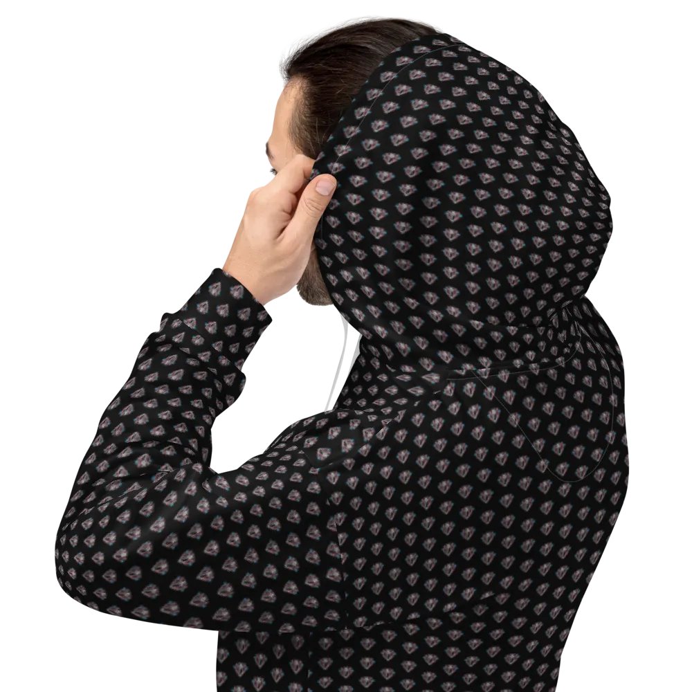 Spectrum Syndicate Trans Allover Print Hoodie - Black product image (3)