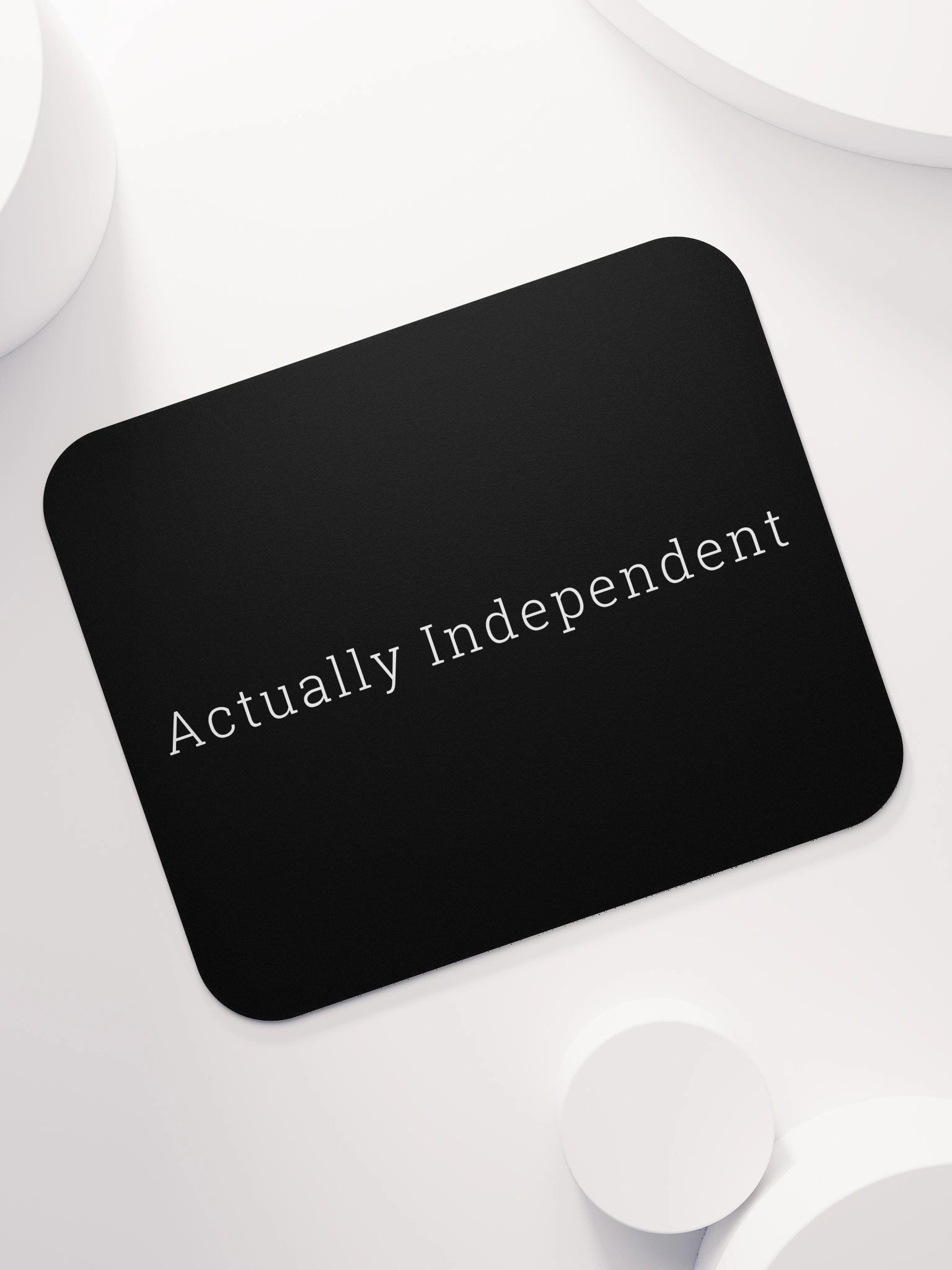 Actually Independent - Mouse Pad (Black) product image (7)