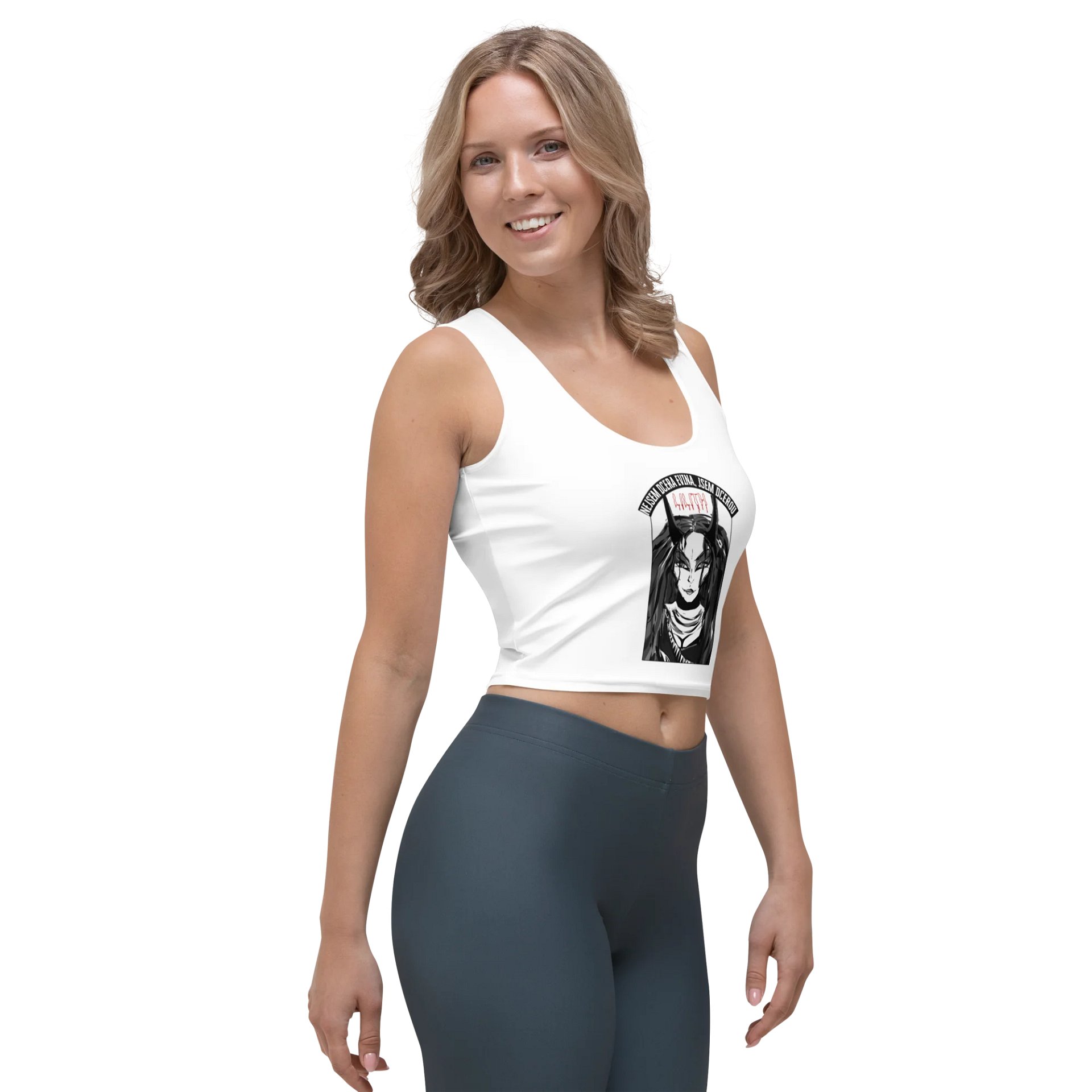 Dcera Lilith White Crop Top product image (3)