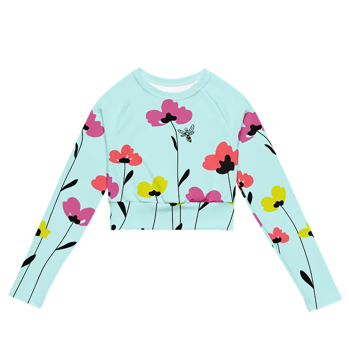 Abstract Garden Long Sleeve Crop product image (2)