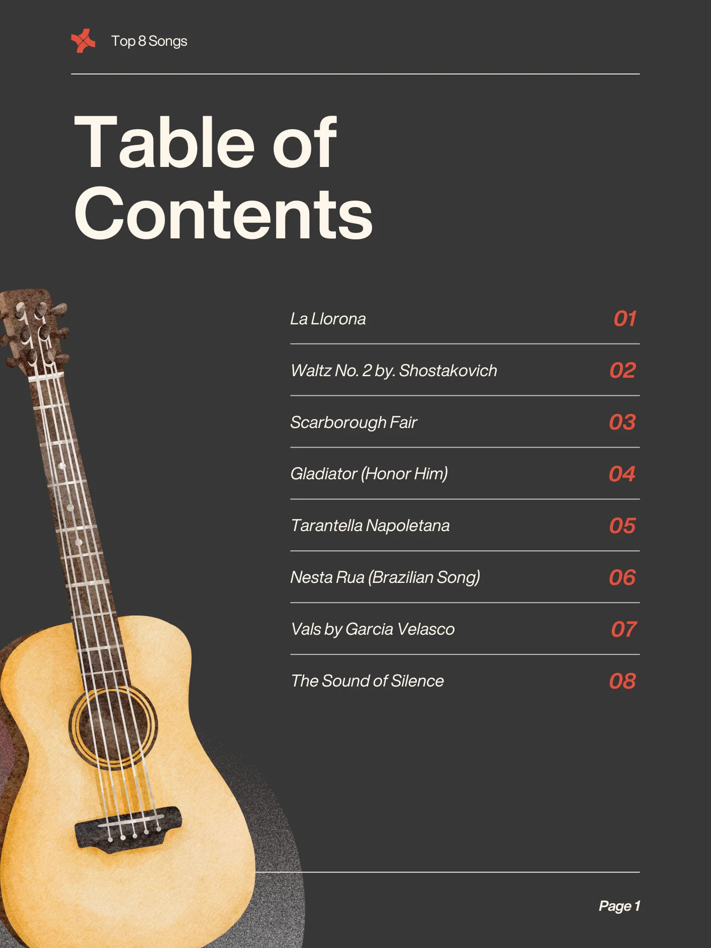 Top 8 Easy & Memorable Songs product image (2)