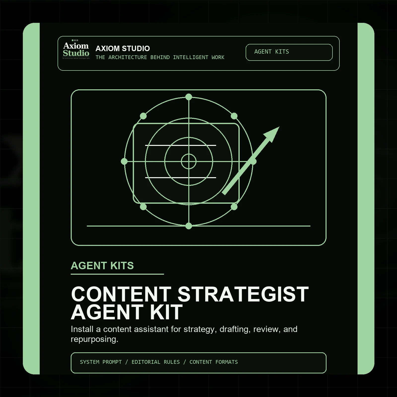 Axiom Agent Instruction Kit - Content Strategist product image (1)