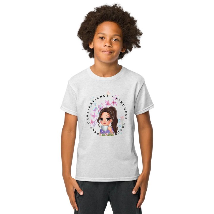 Self-care, Patience - Kindness Youth Sports Tee product image (2)