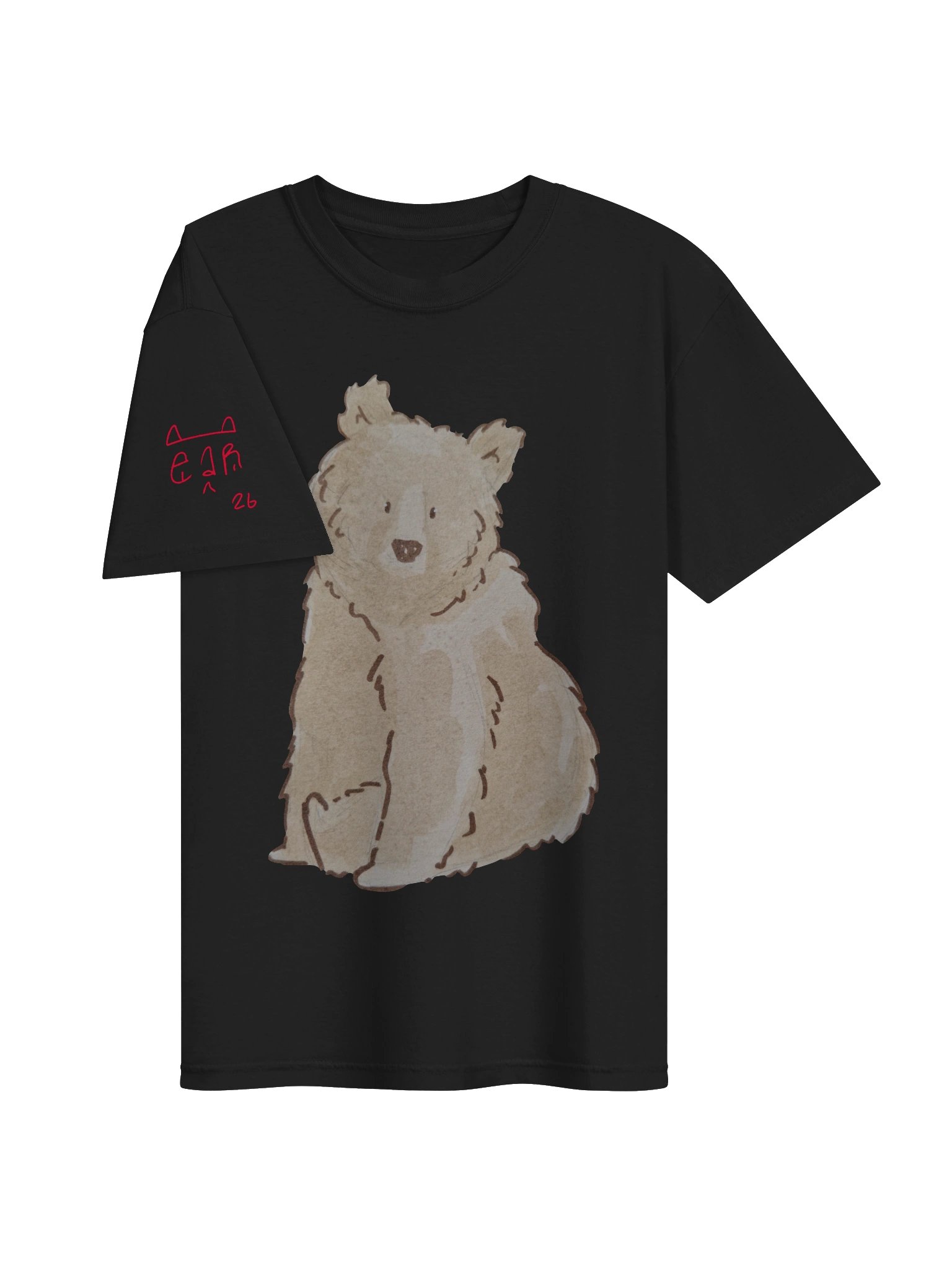 Sitting bear tee heavyweight product image (16)
