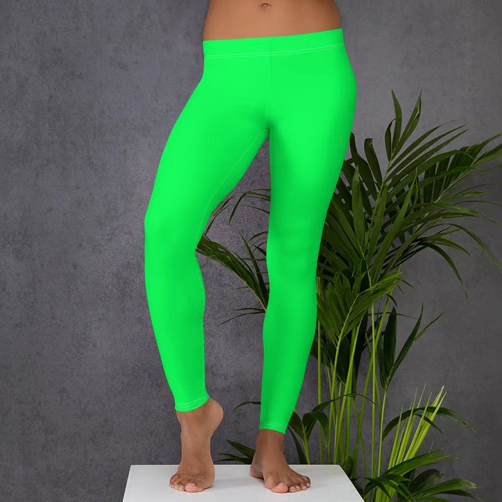 Bright Green Essential Leggings product image (1)