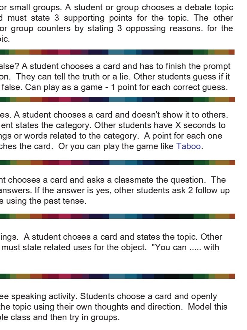 Get Speaking. Language Prompt Flashcards. product image (4)