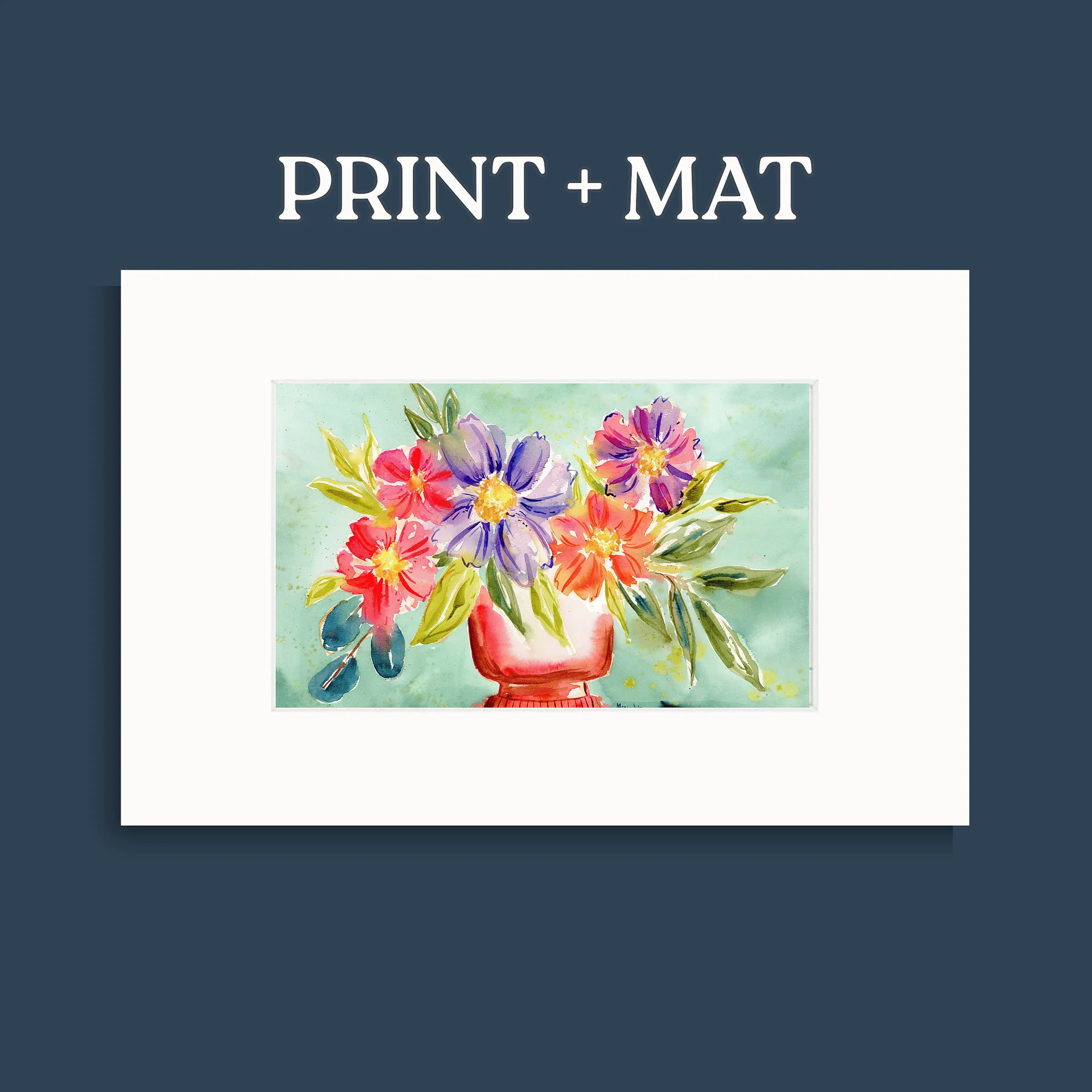 Floral Watercolor Print - Petal Burst product image (11)