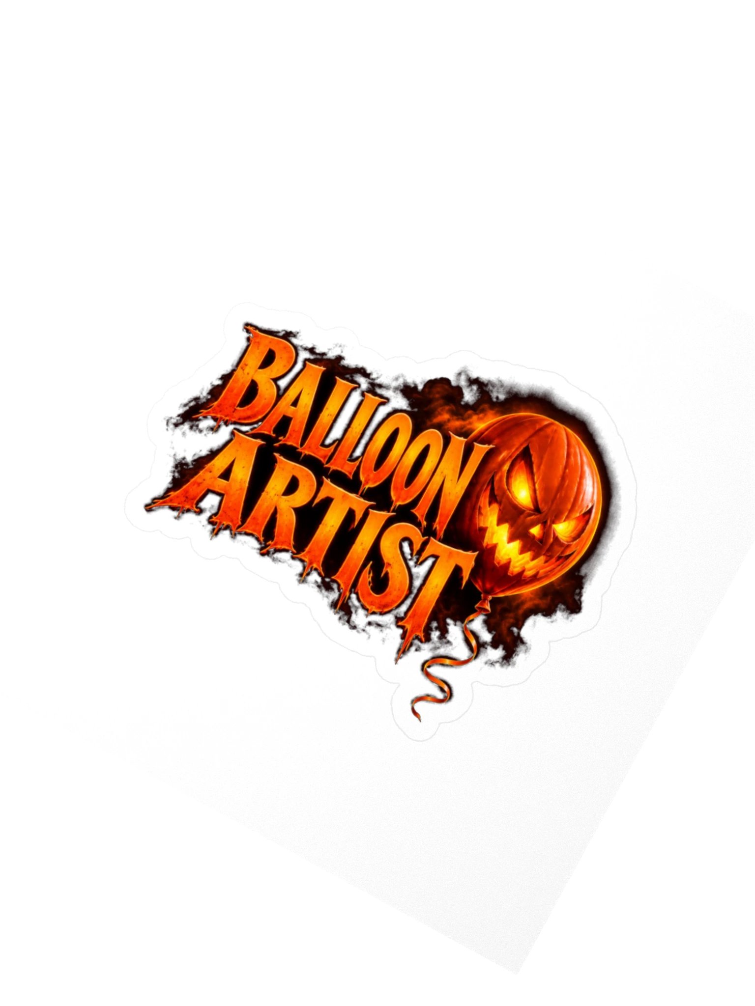 Balloon Artist Halloween Night Kiss Cut Sticker product image (2)