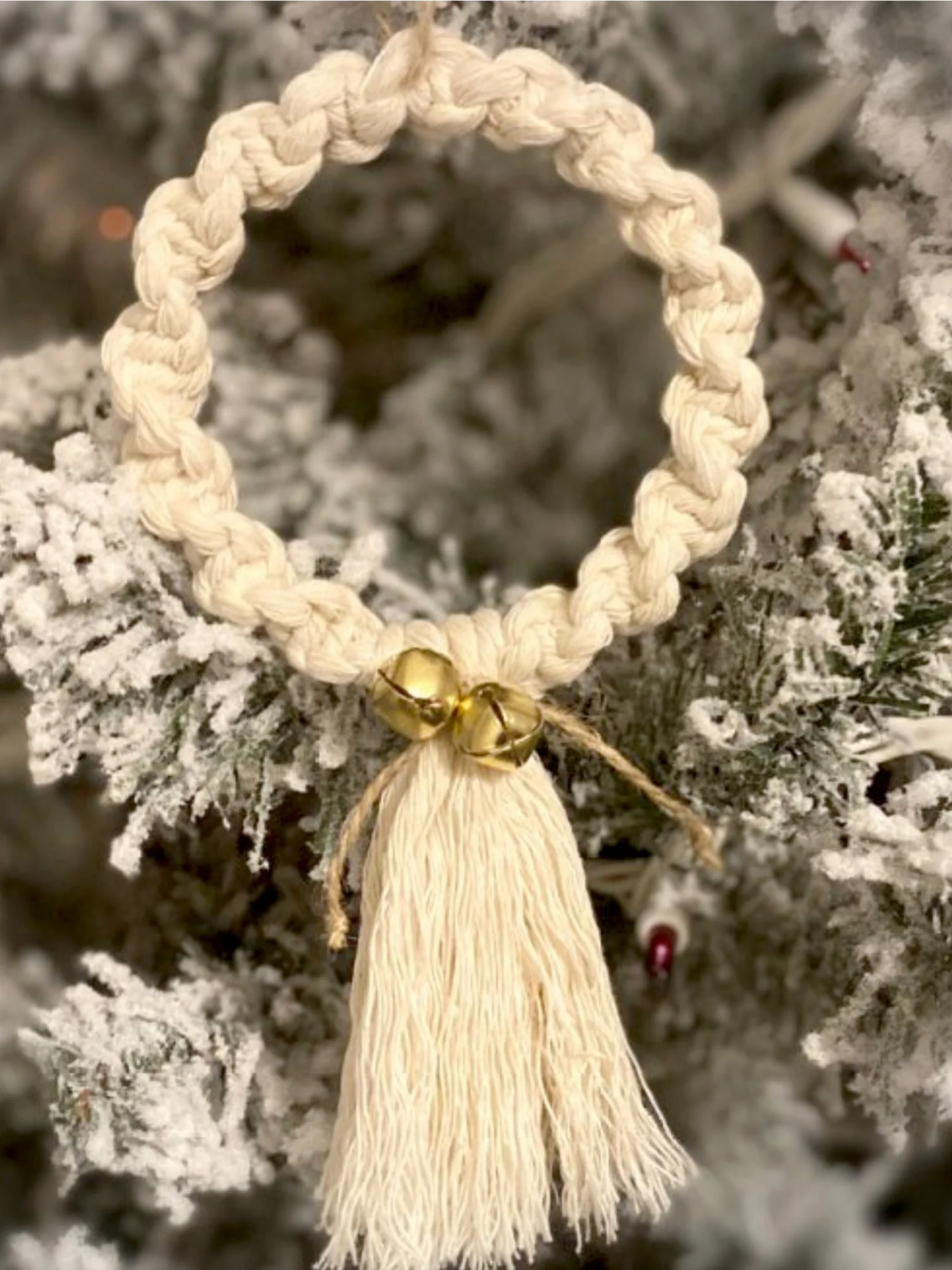 7 Macrame Christmas Ornaments (Digital PDF Patterns) product image (9)